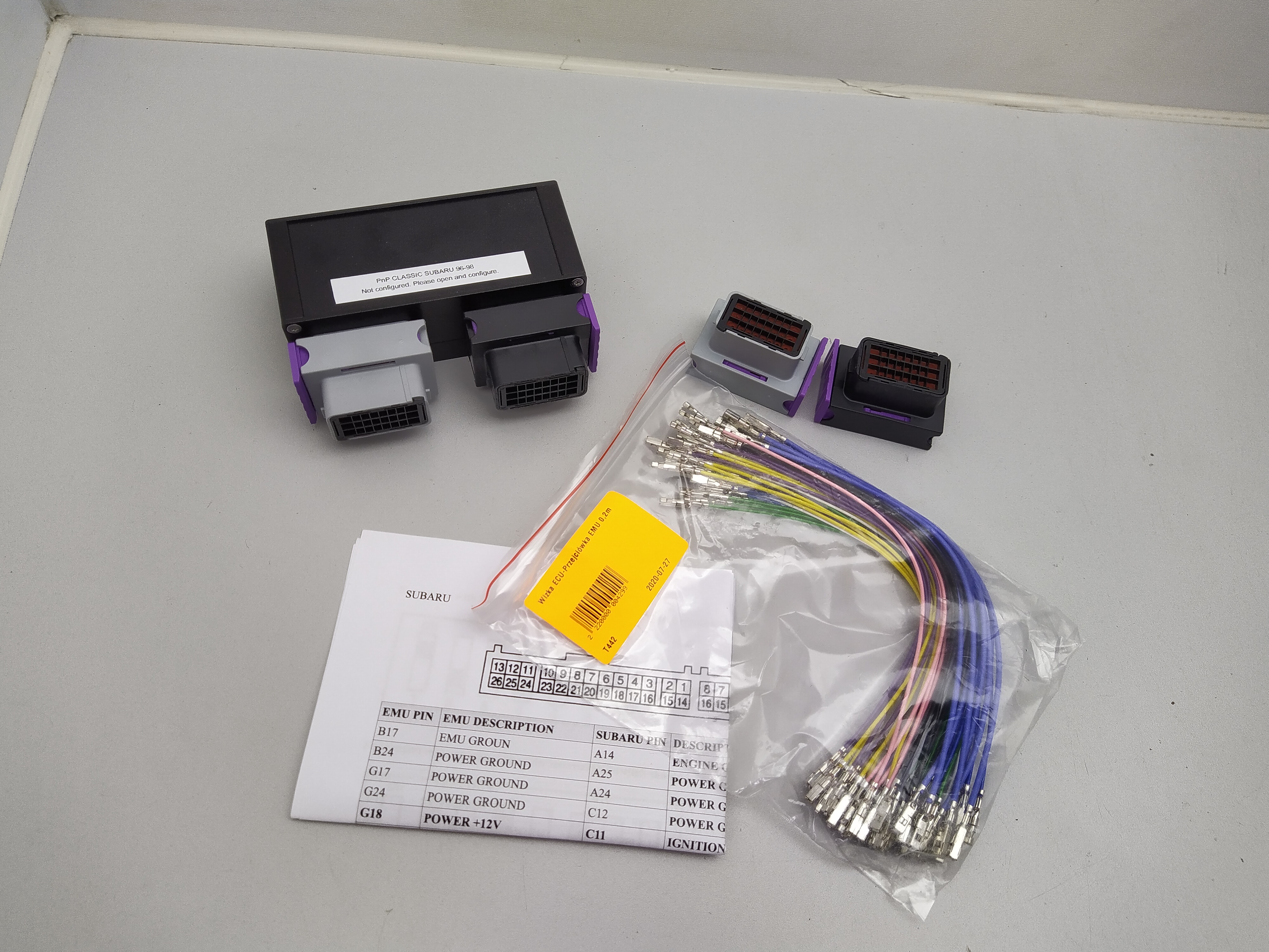 Subaru Impreza MY96-​MY98 Plug&Play-​Adapter Ecumaster EMU classic