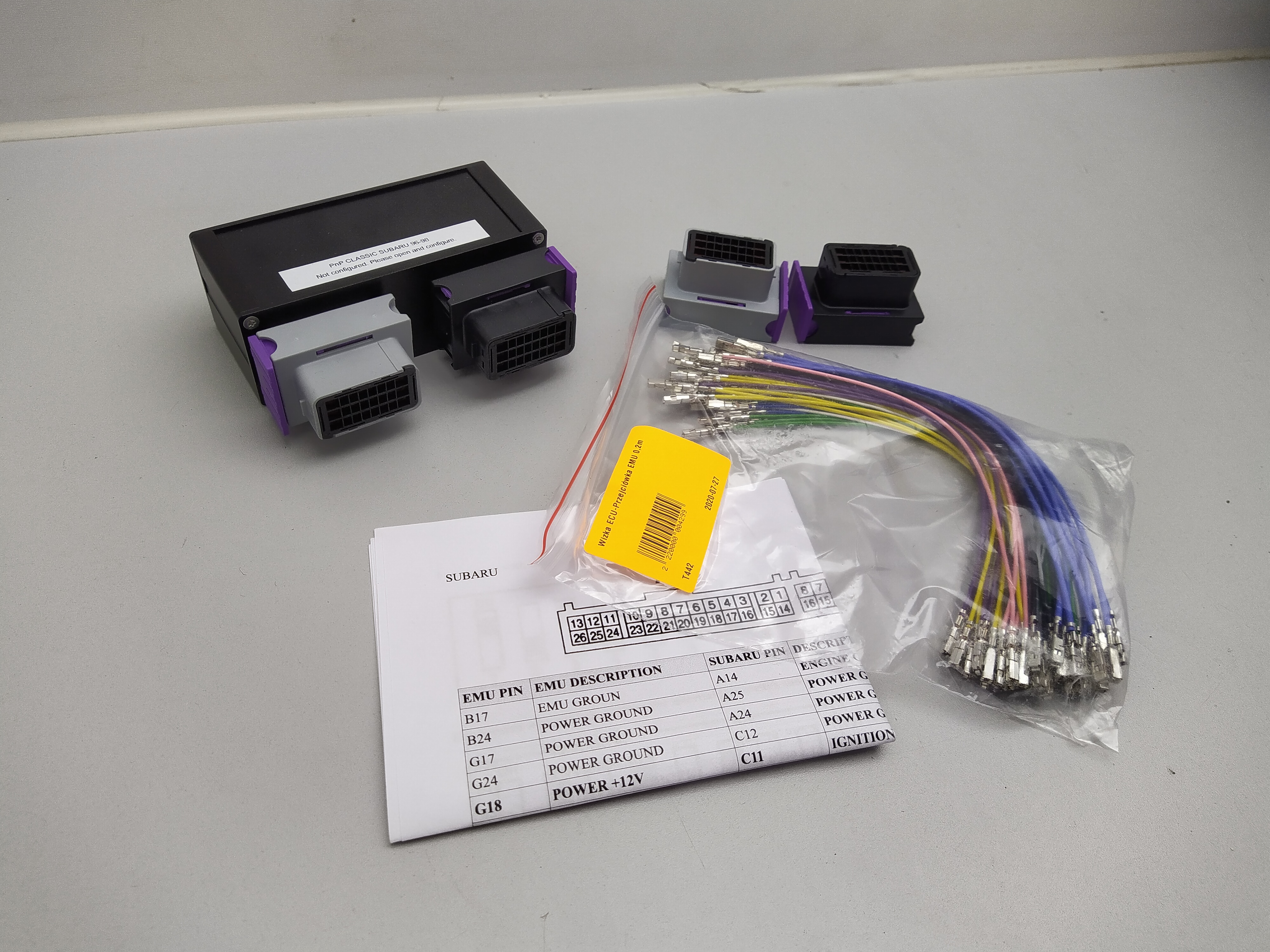 Subaru Impreza MY96-​MY98 Plug&Play-​Adapter Ecumaster EMU classic