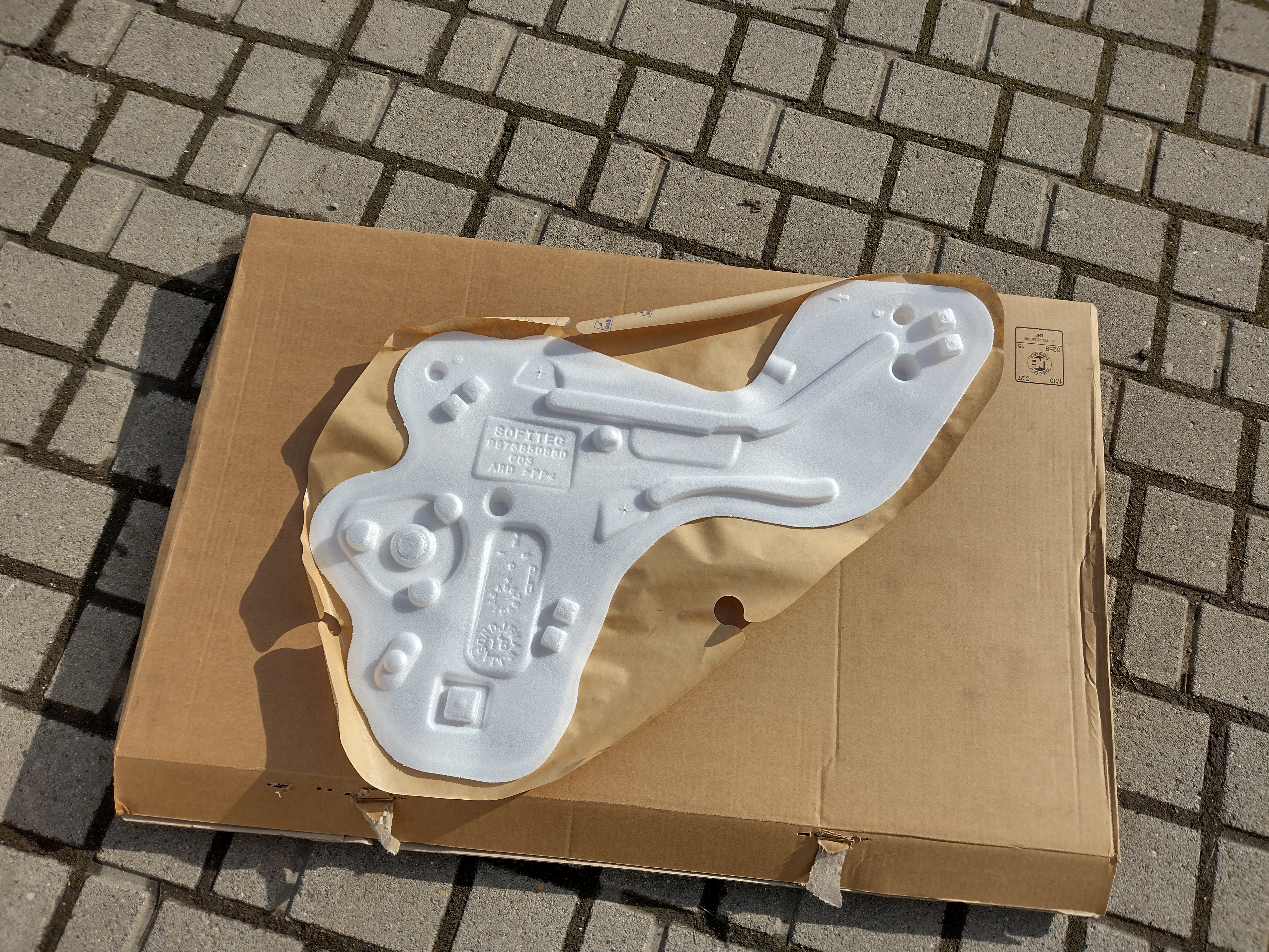 Peugeot 208 2008 hinten rechts Türfolie 9673850880 NEU NOS NEW