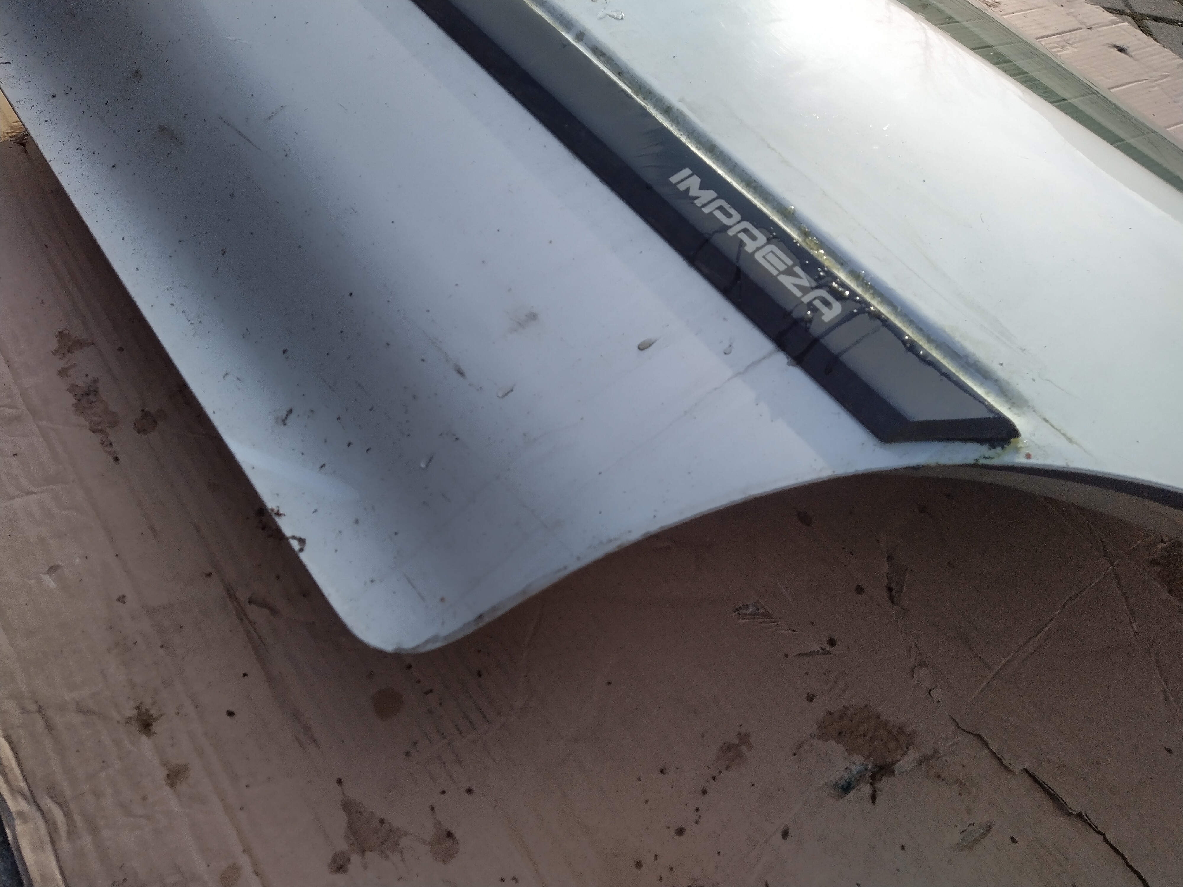 Tür Seitentür hinten links silber von Subaru Impreza GC GF 92-00