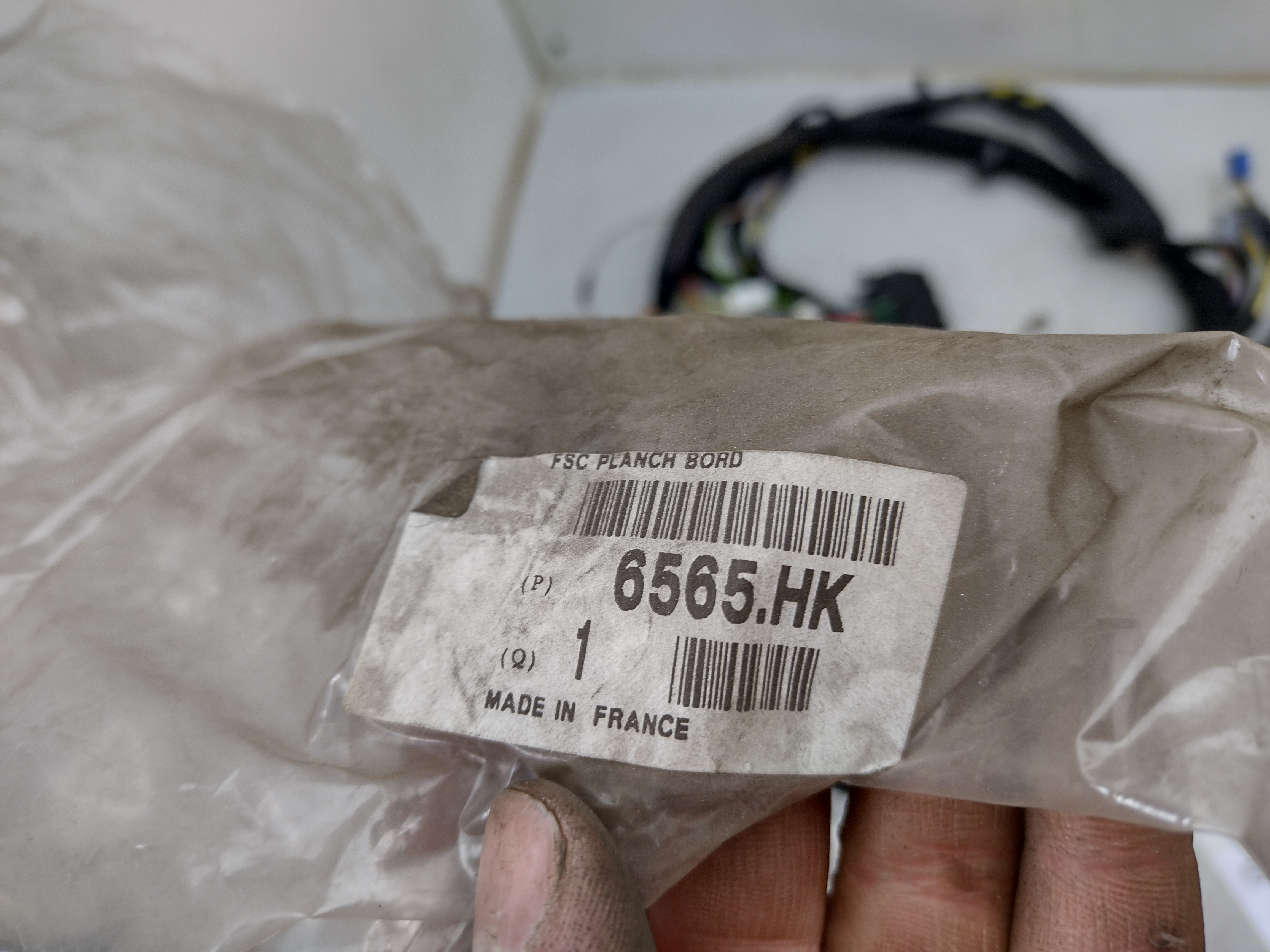 Peugeot 307 Multimedia Kabelbaum 6565HK NOS NEW OEM