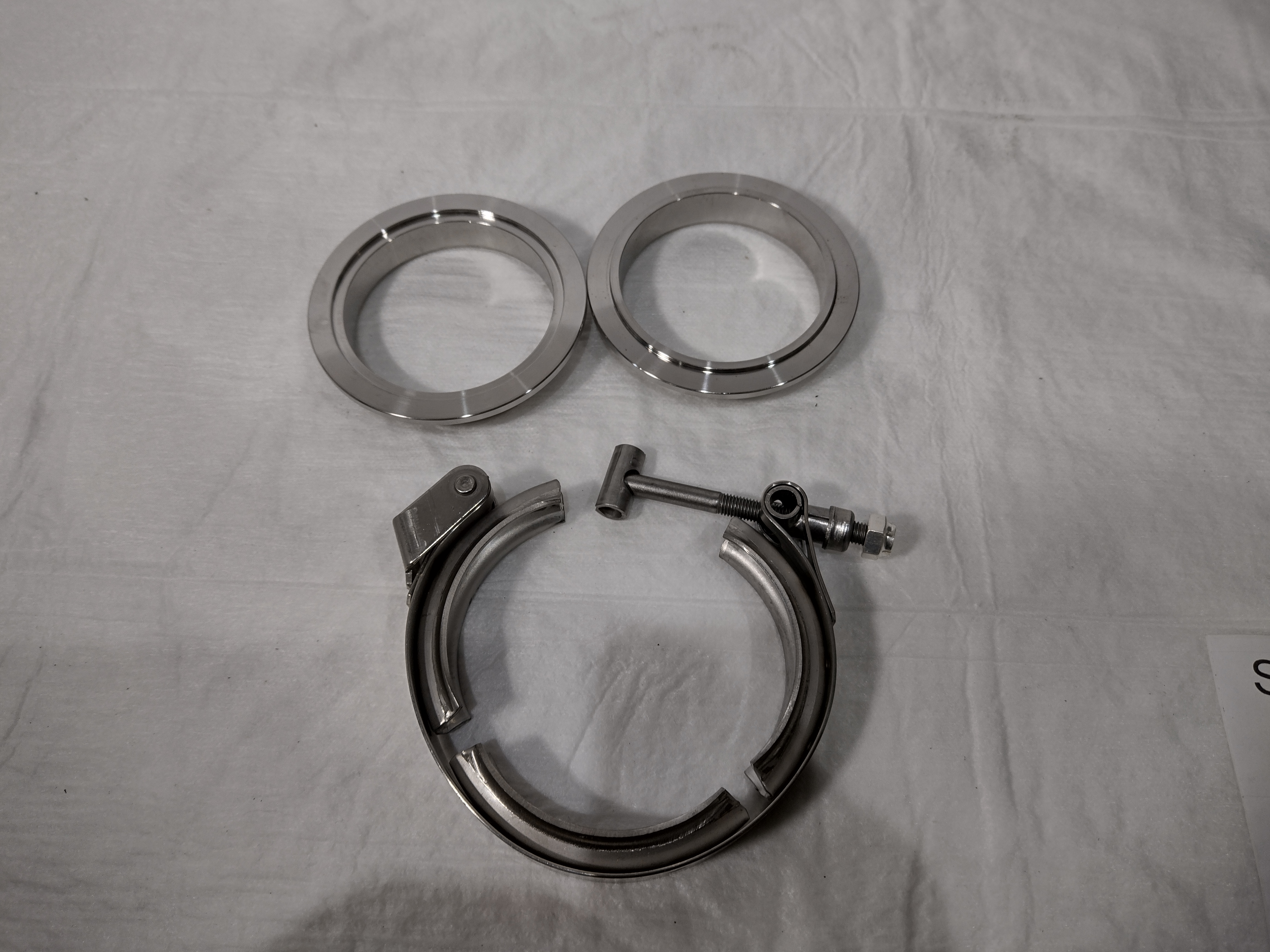 V-Band Satz  DELUXE 2,5 Zoll 63,5mm 