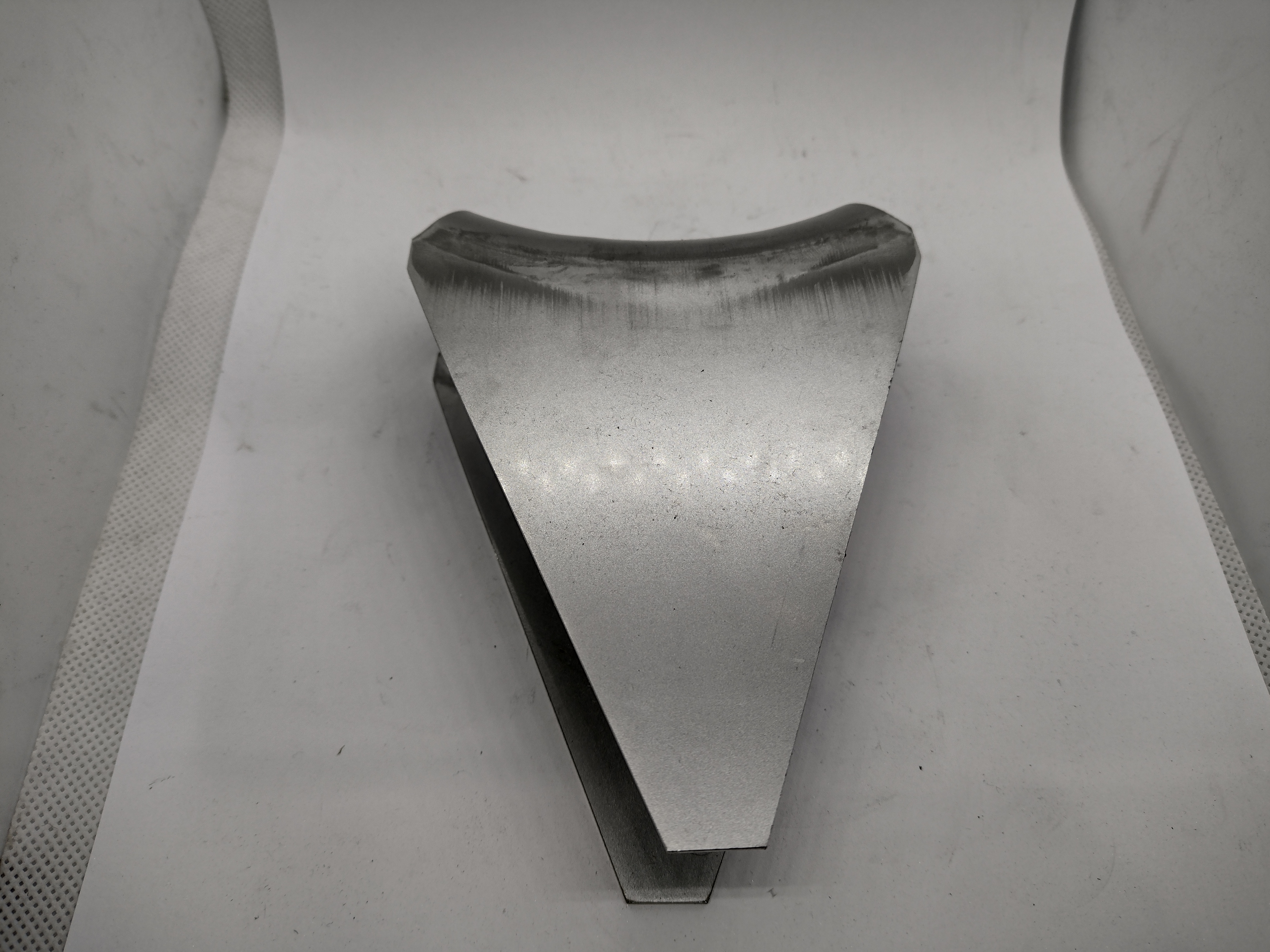 45 Grad  Knotenblech Überrollkäfig Stützen geschlossen MIT GEWÖLBTE KANTEN