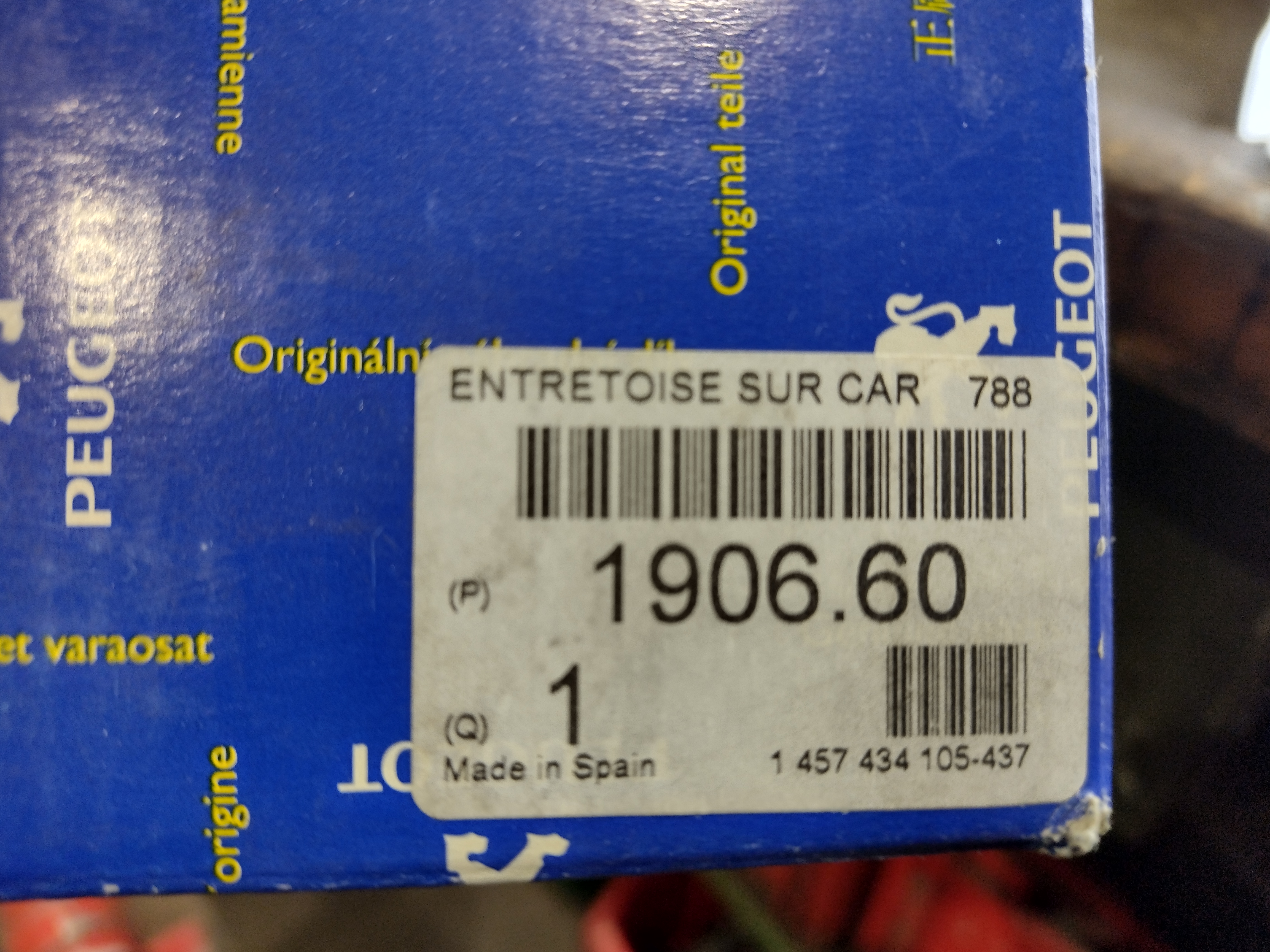 Original Peugeot FILTER EINSATZ Kraftstofffilter 190660 NEU NOS NEW