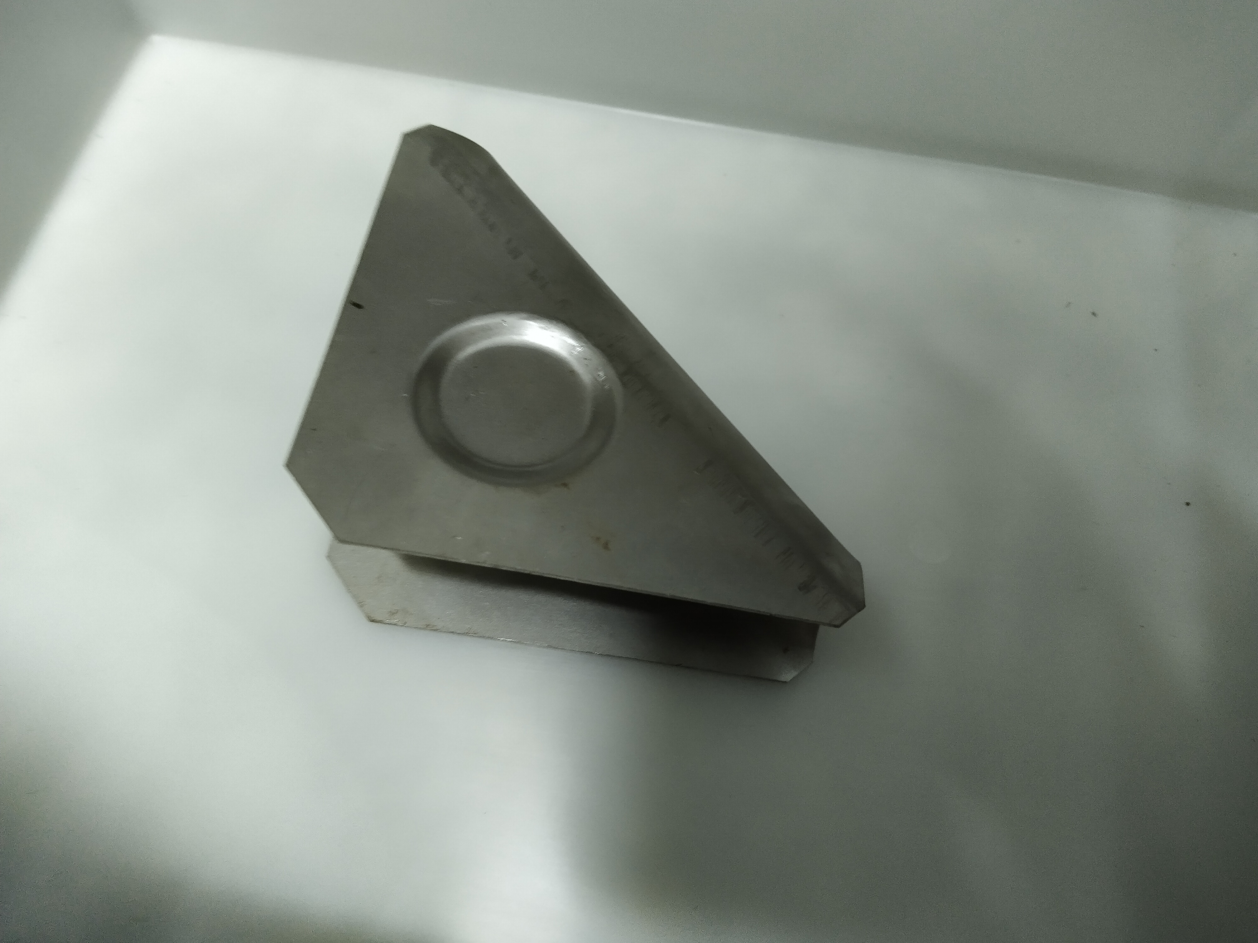 90 Grad  Knotenblech Überrollkäfig Stützen geschlossen