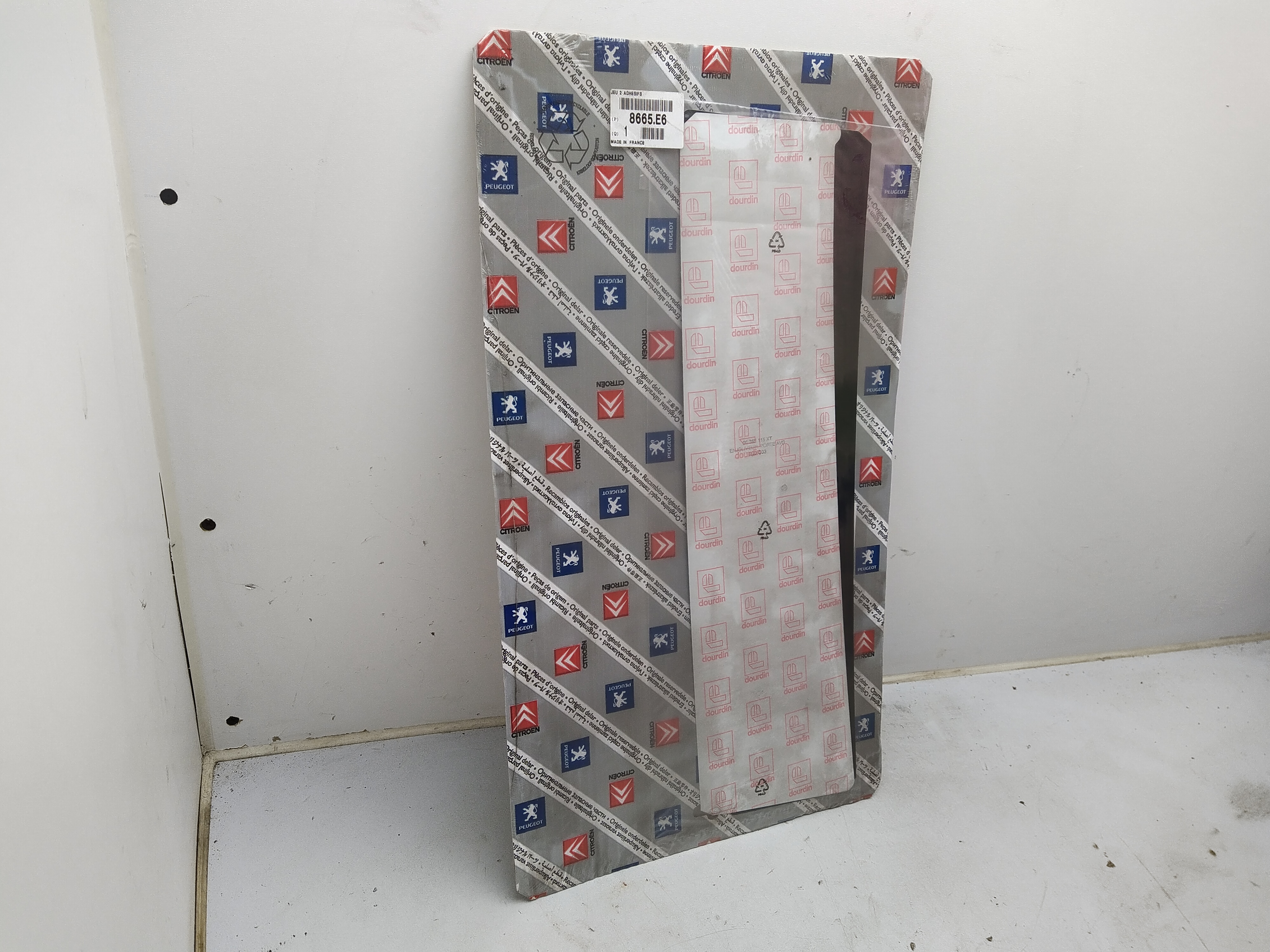 Original Peugeot 307 Satz 2 Stück Türaufkleber 8665E6 NEU NOS