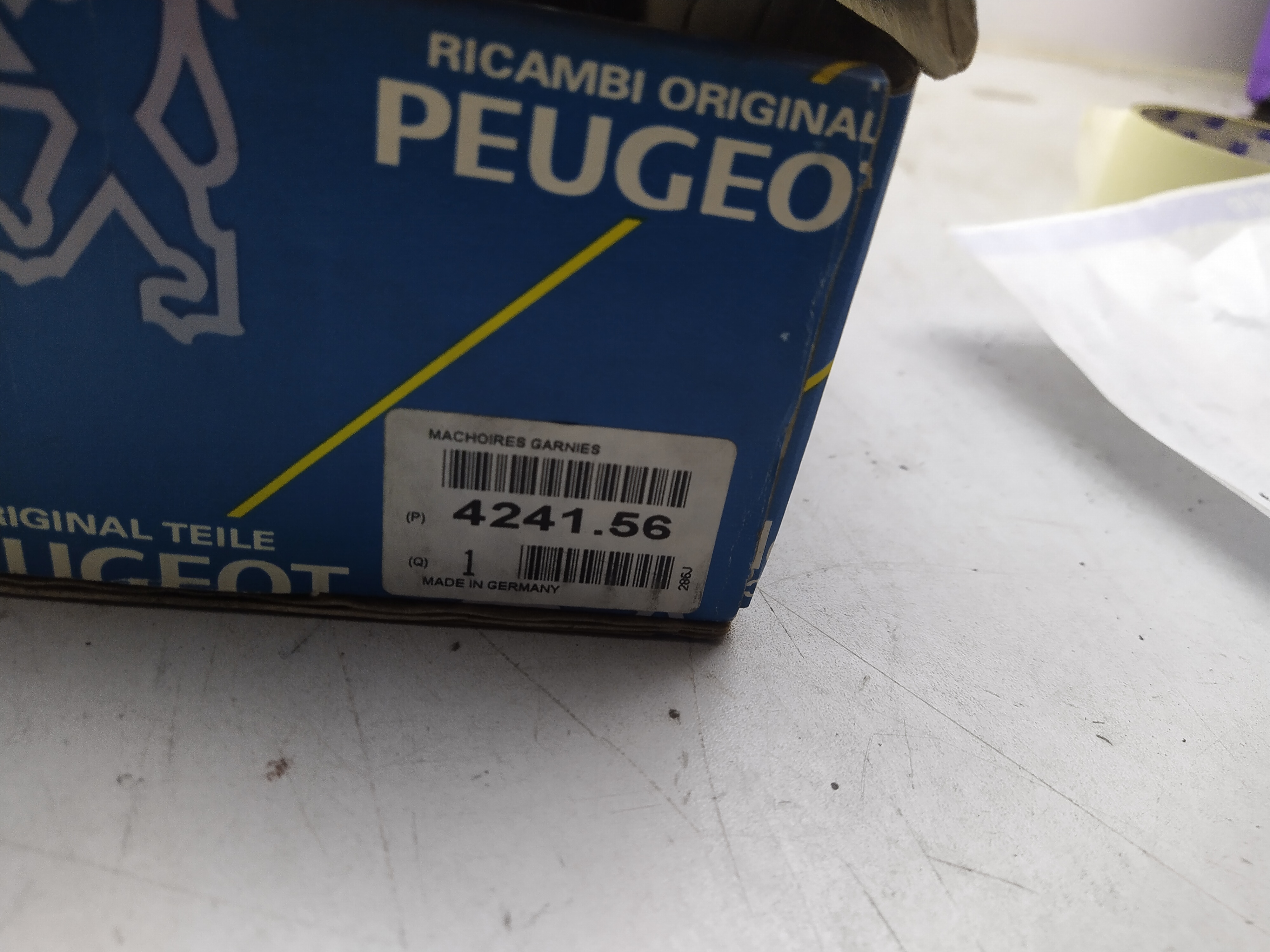 Peugeot Bremsensatz, Bremsbackensatz 424156 NEU NOS NEW