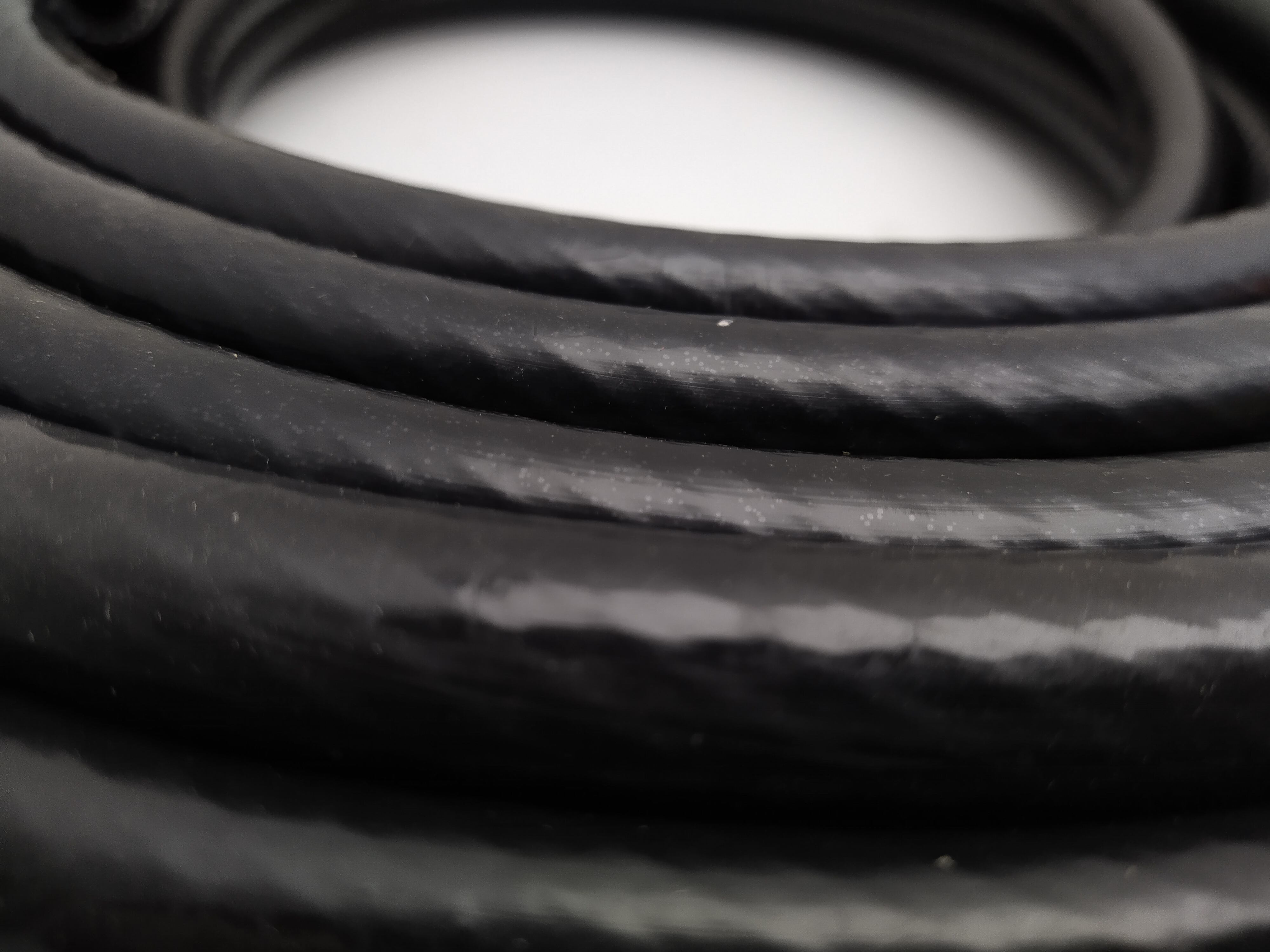 10mm Silikon Unterdruckschlauch verstärkt schwarz