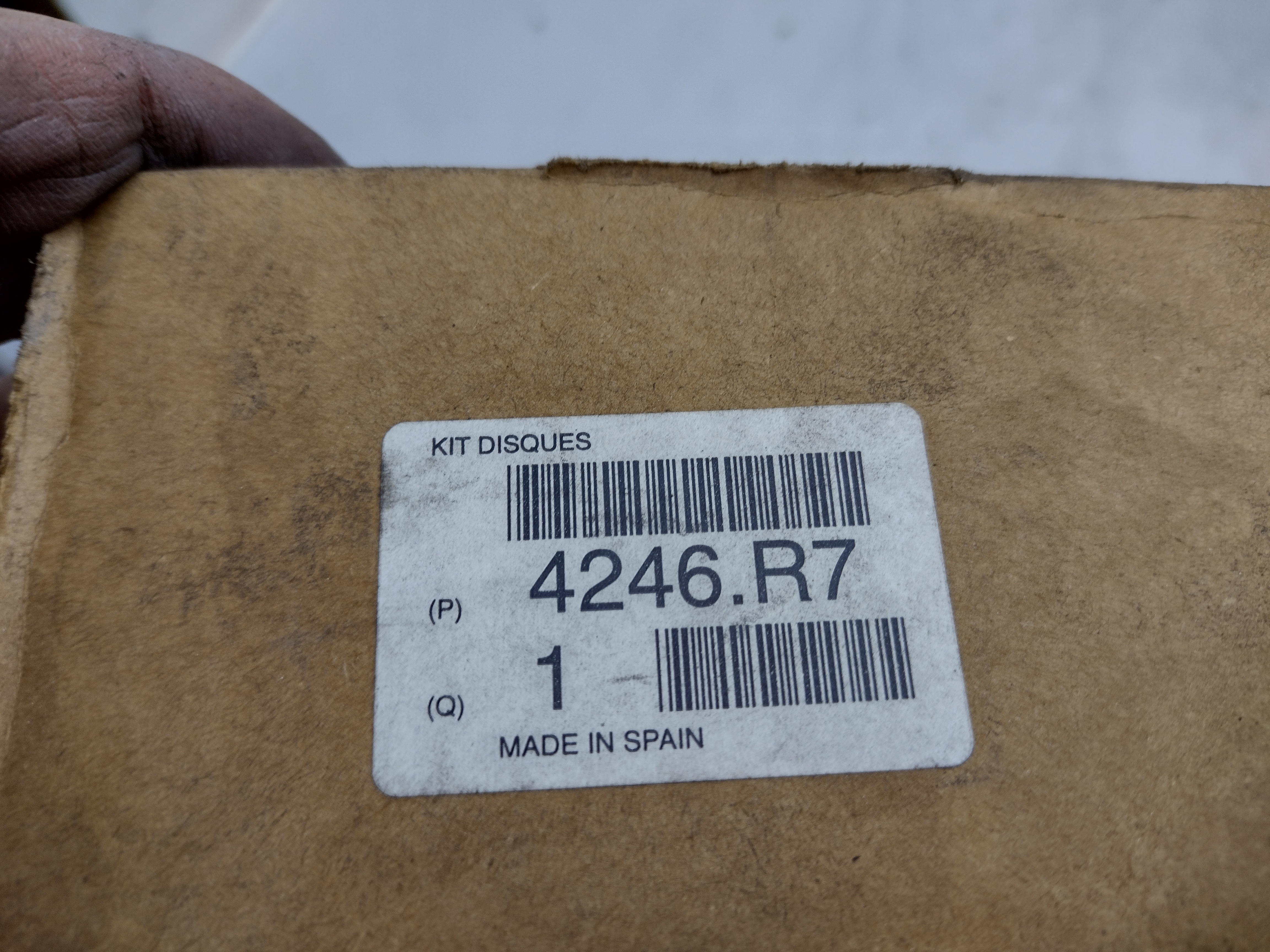 Peugeot / Citroen Bremsscheibensatz vorne 4246R7 NOS NEW OEM