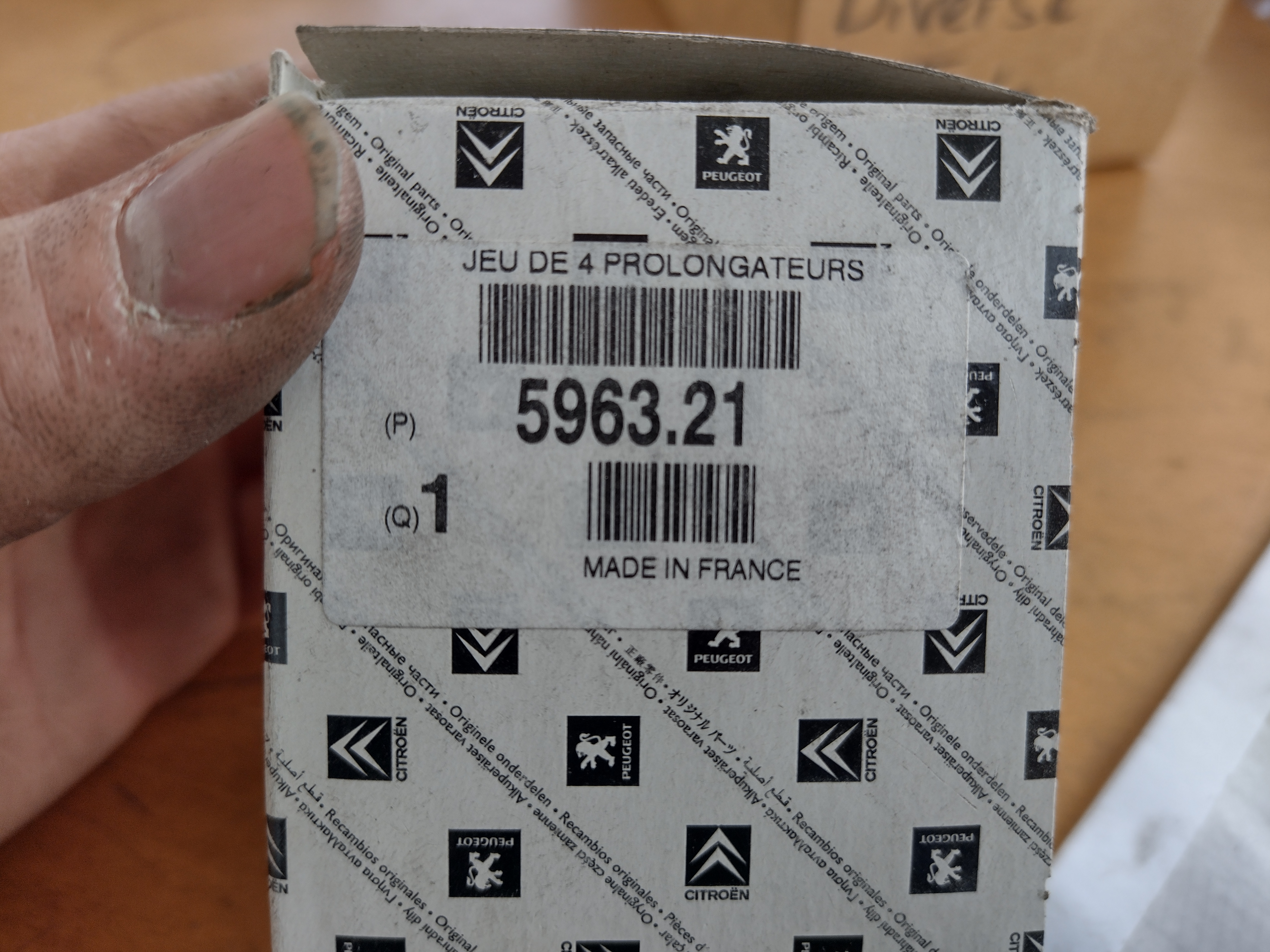 Peugeot / Citroen Stecker, Zündspule 596321 NEU NOS NEW OEM