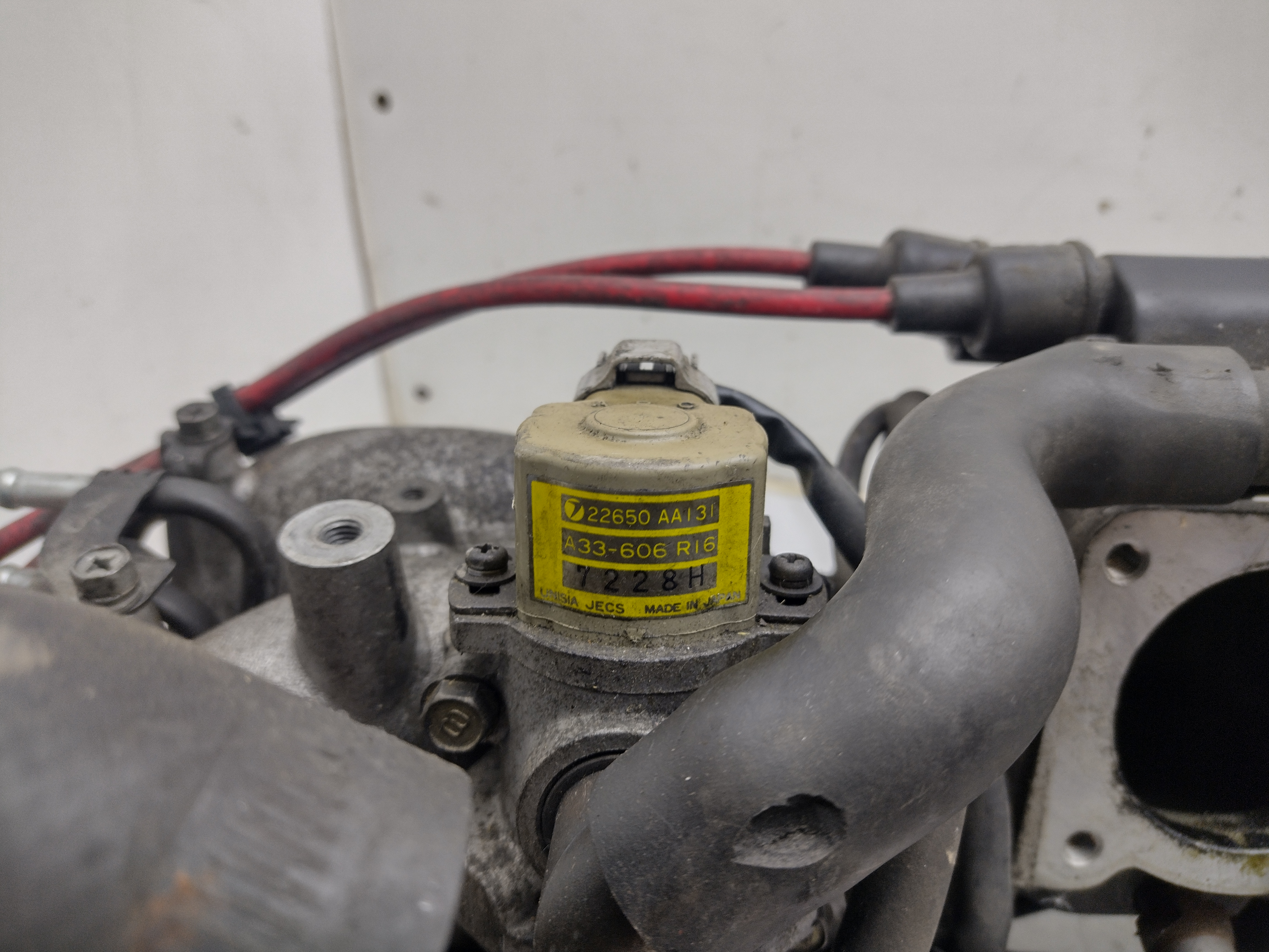 Ansaugbrücke mit Inlet Drosselklappe Einspritzdüsen Zündspule kabelbaum für Subaru Impreza GT 96-98 EJ20K