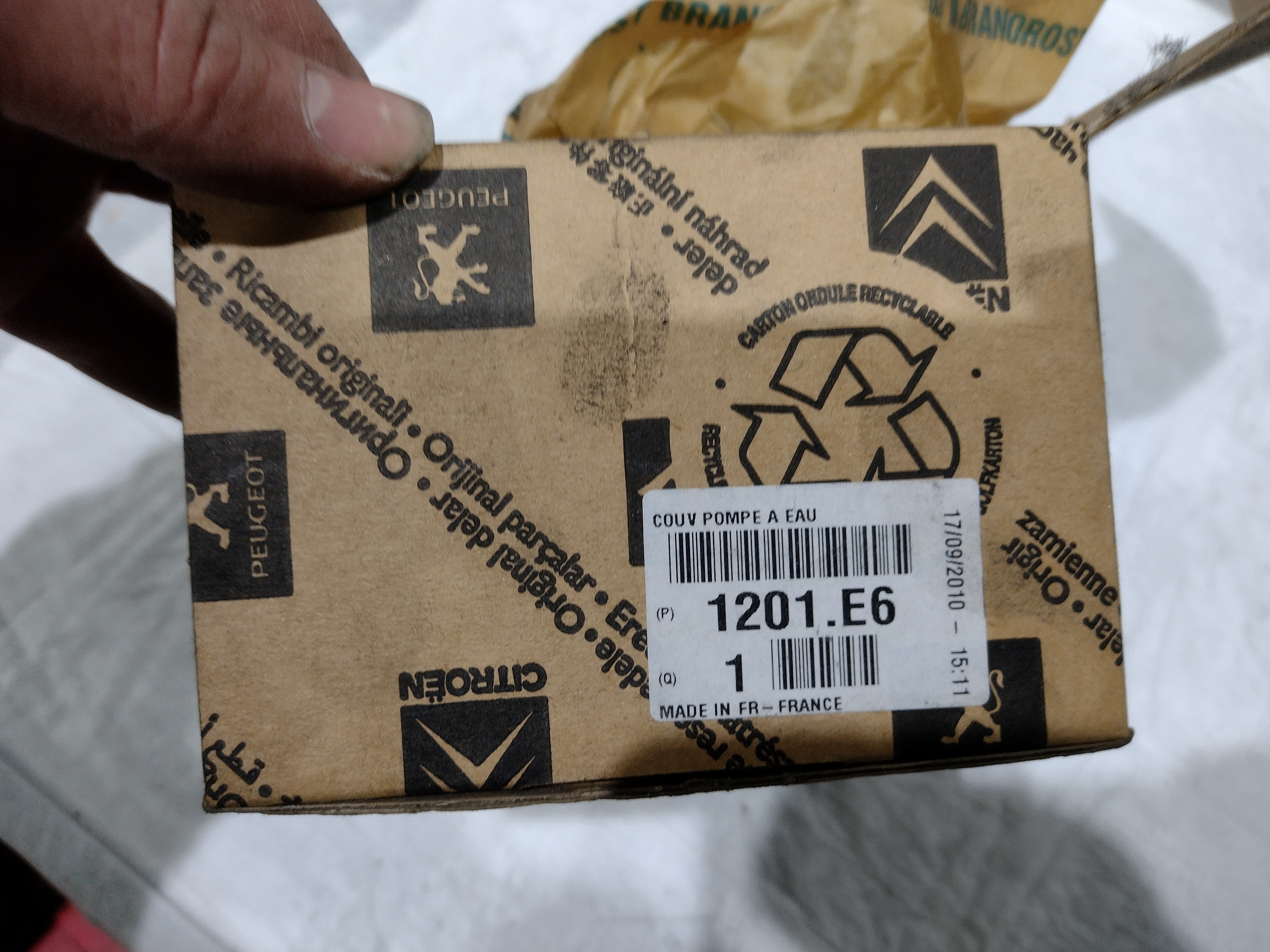 Peugeot / Citroen Wasserpumpe 1201E6 NEU NOS NEW