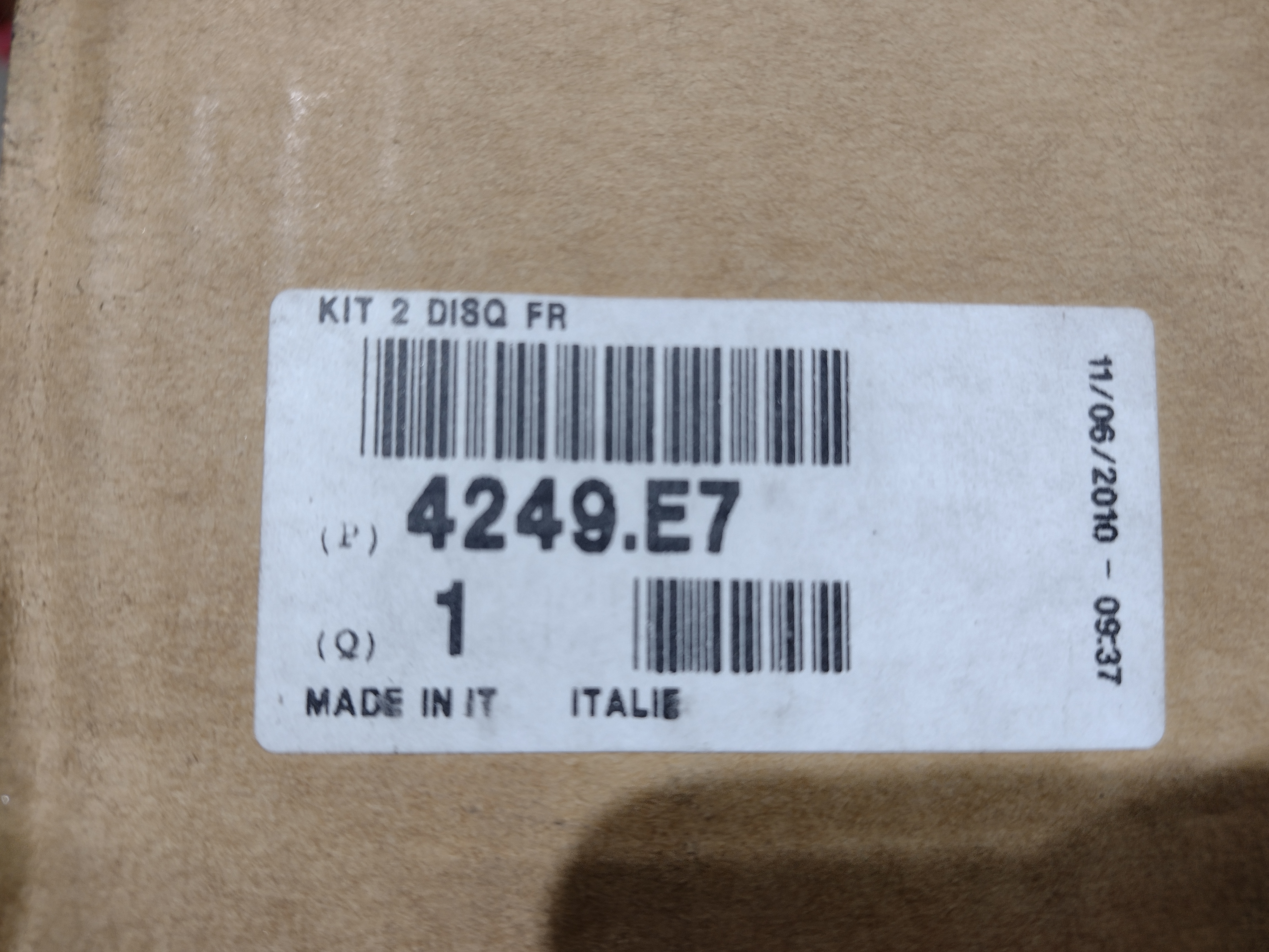 Peugeot / Citroen Bremsscheibensatz hinten 280x16 4249E7 NEU NOS NEW 
