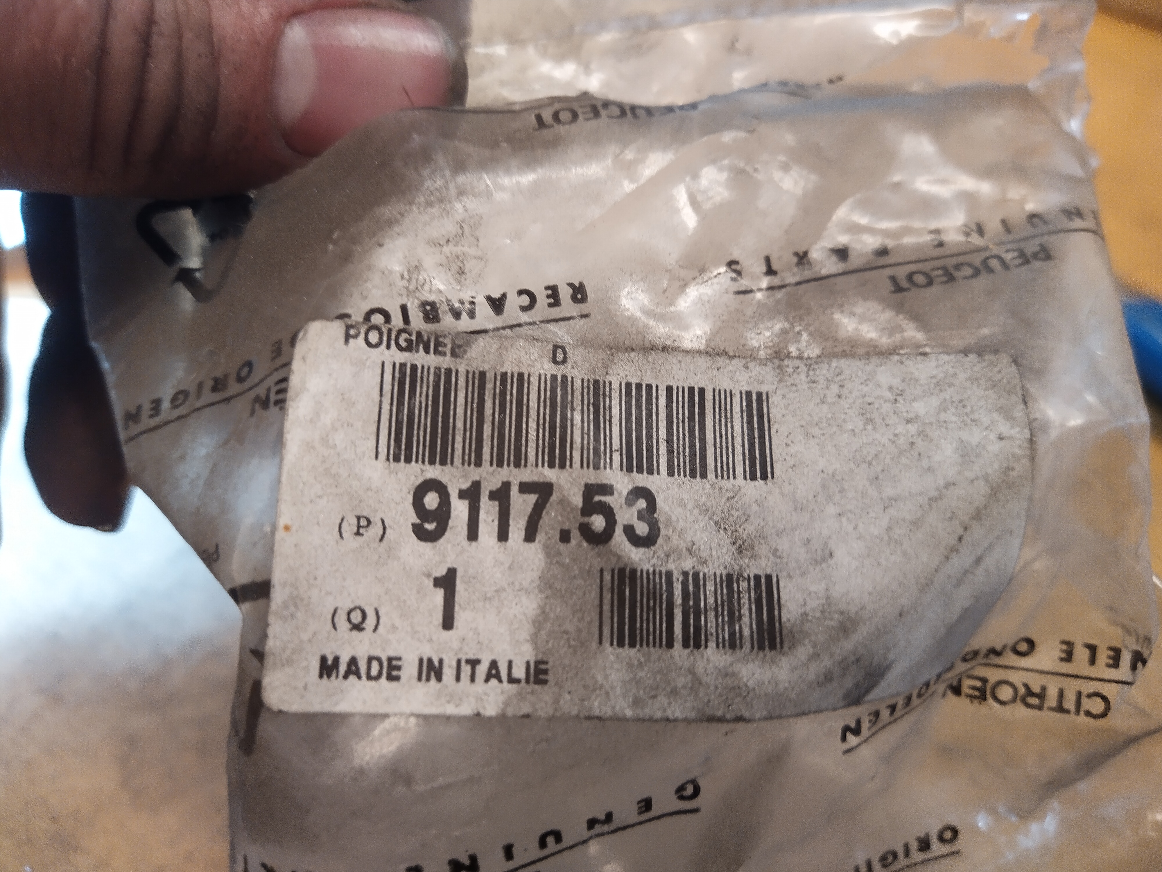 Citroen / Peugeot Boxer TÜRGRIFF 911753 NEU NOS