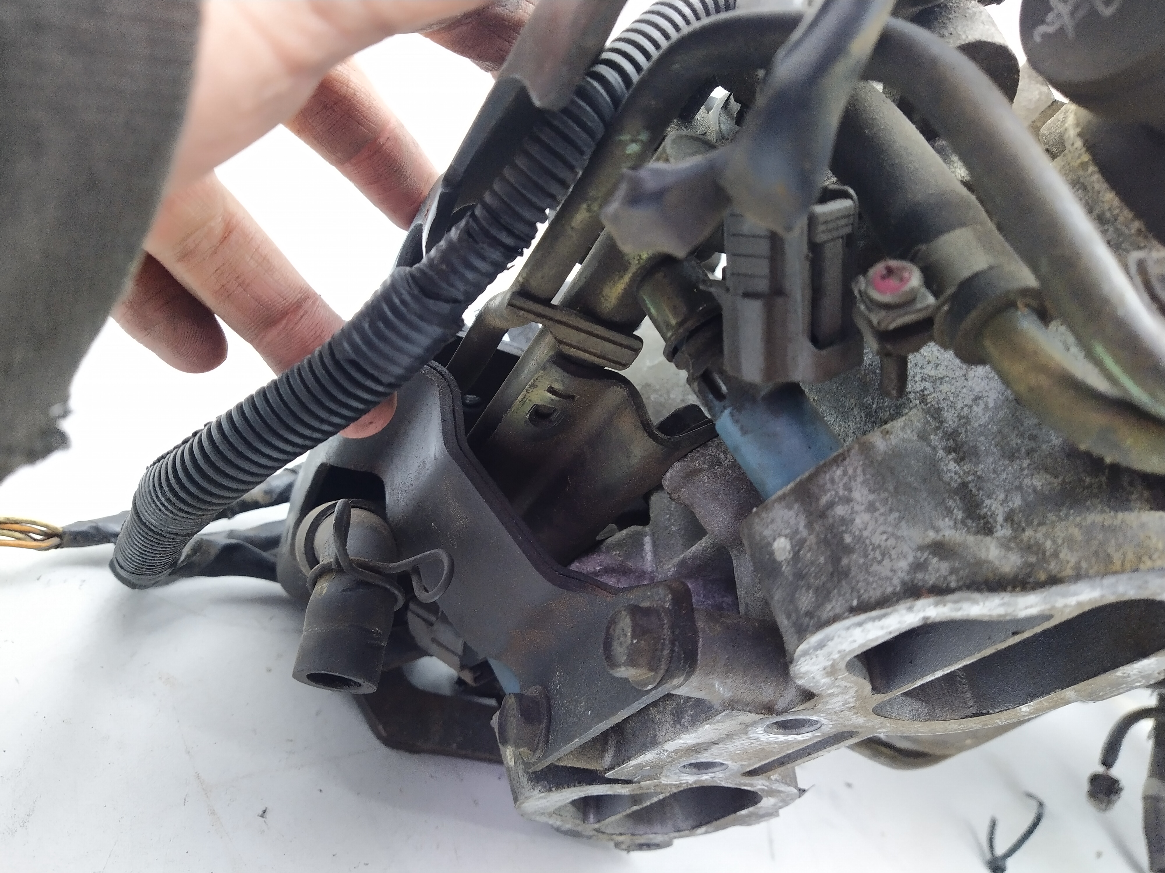 Subaru Impreza WRX Turbo EJ205 Ansaugbrücke mit Anbauteilen Drosselklappe TGV GD GG