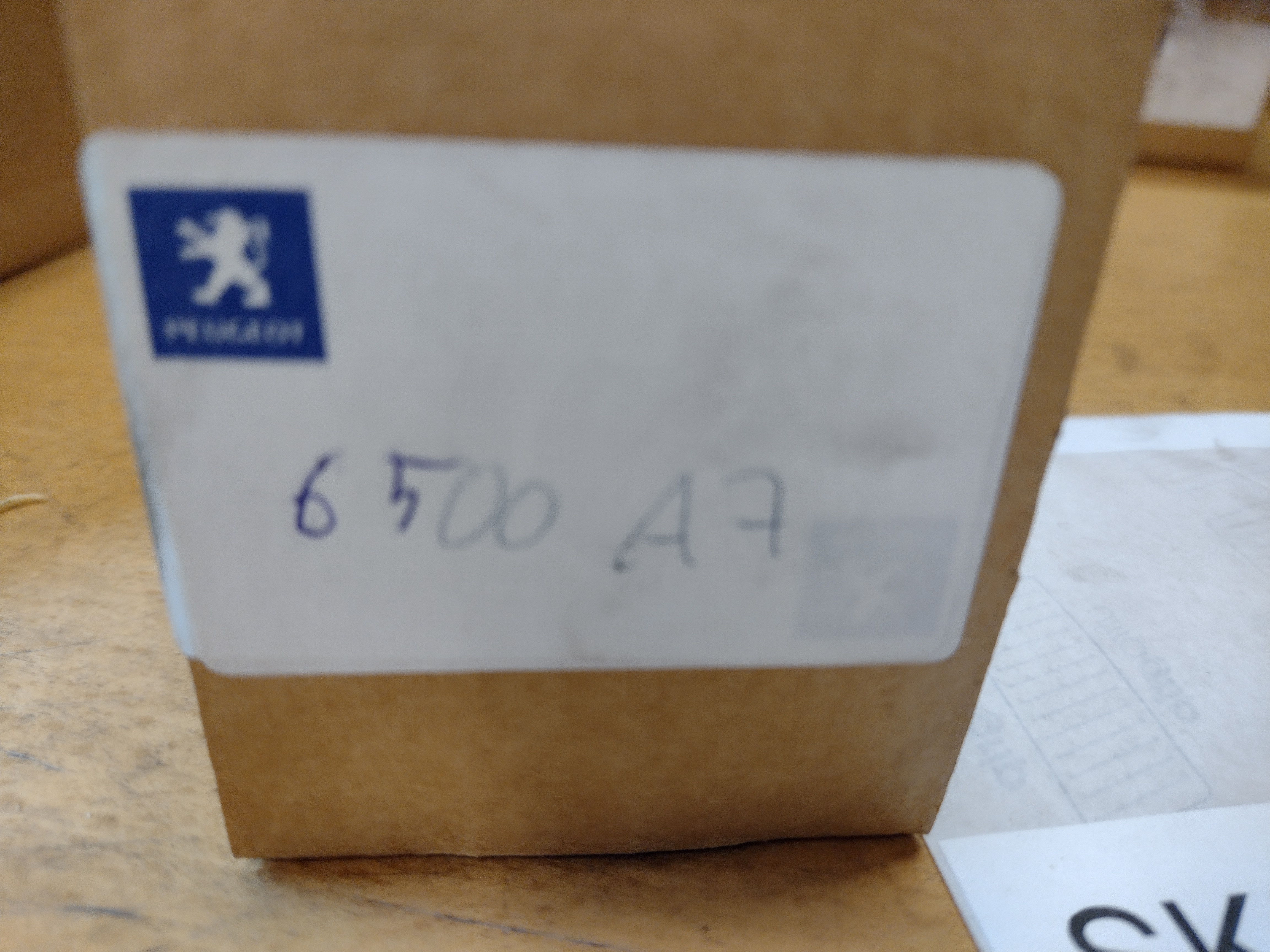 Peugeot / Citroen 6500A7 Stecker Dichtungskappe NEU NOS NEW OEM