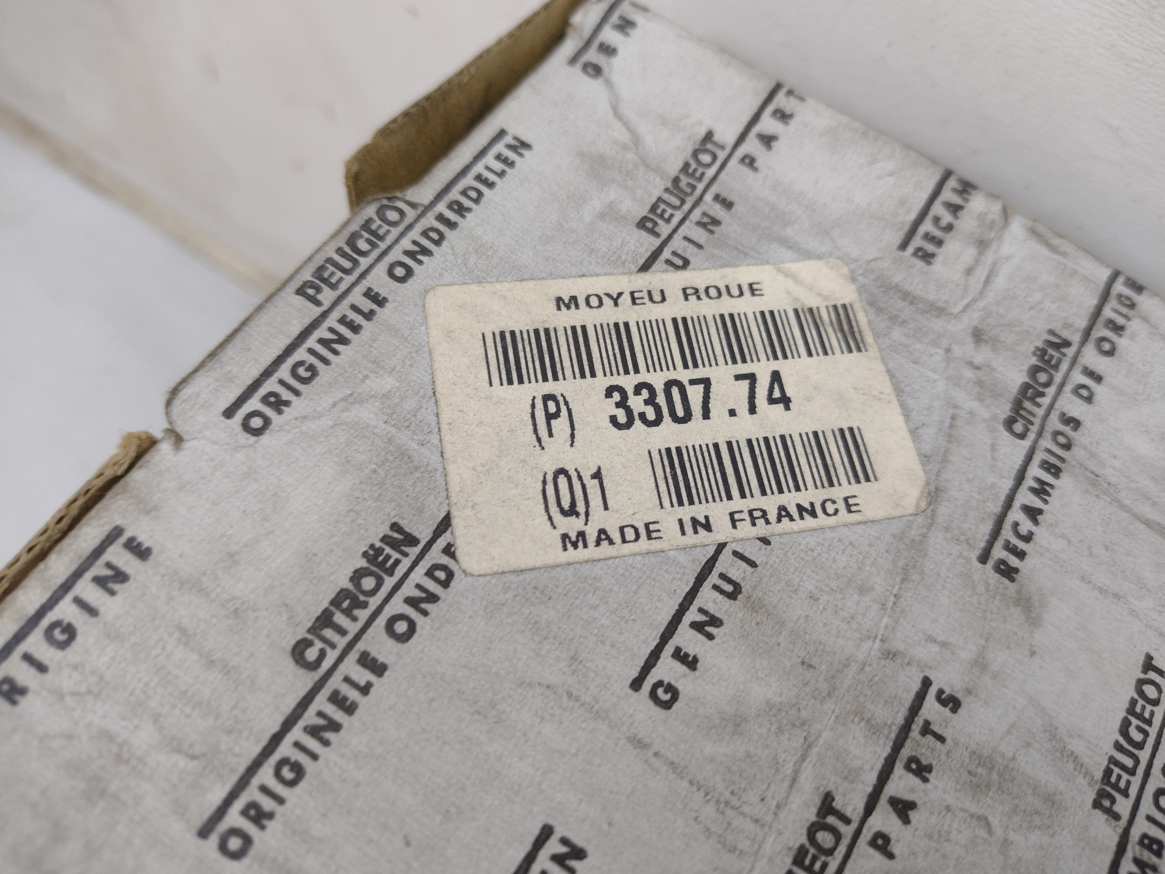 Citroen Ax PEUGEOT 106 II Citroen Saxo I Radnabe 330774 NOS NEW OEM