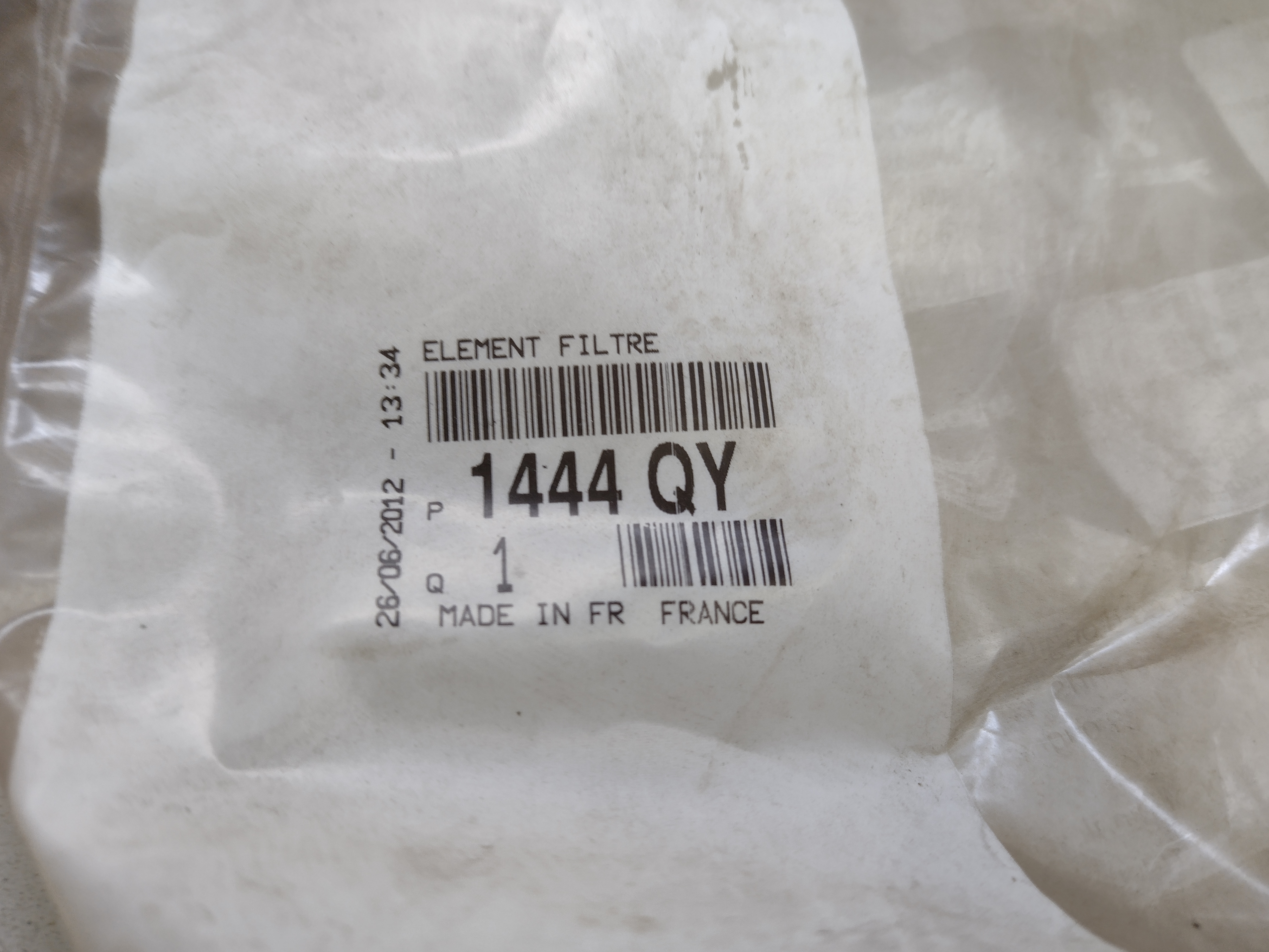 Peugeot 407 / Citroen C5 2.2 HDi Luftfilter 1444QY NOS NEW