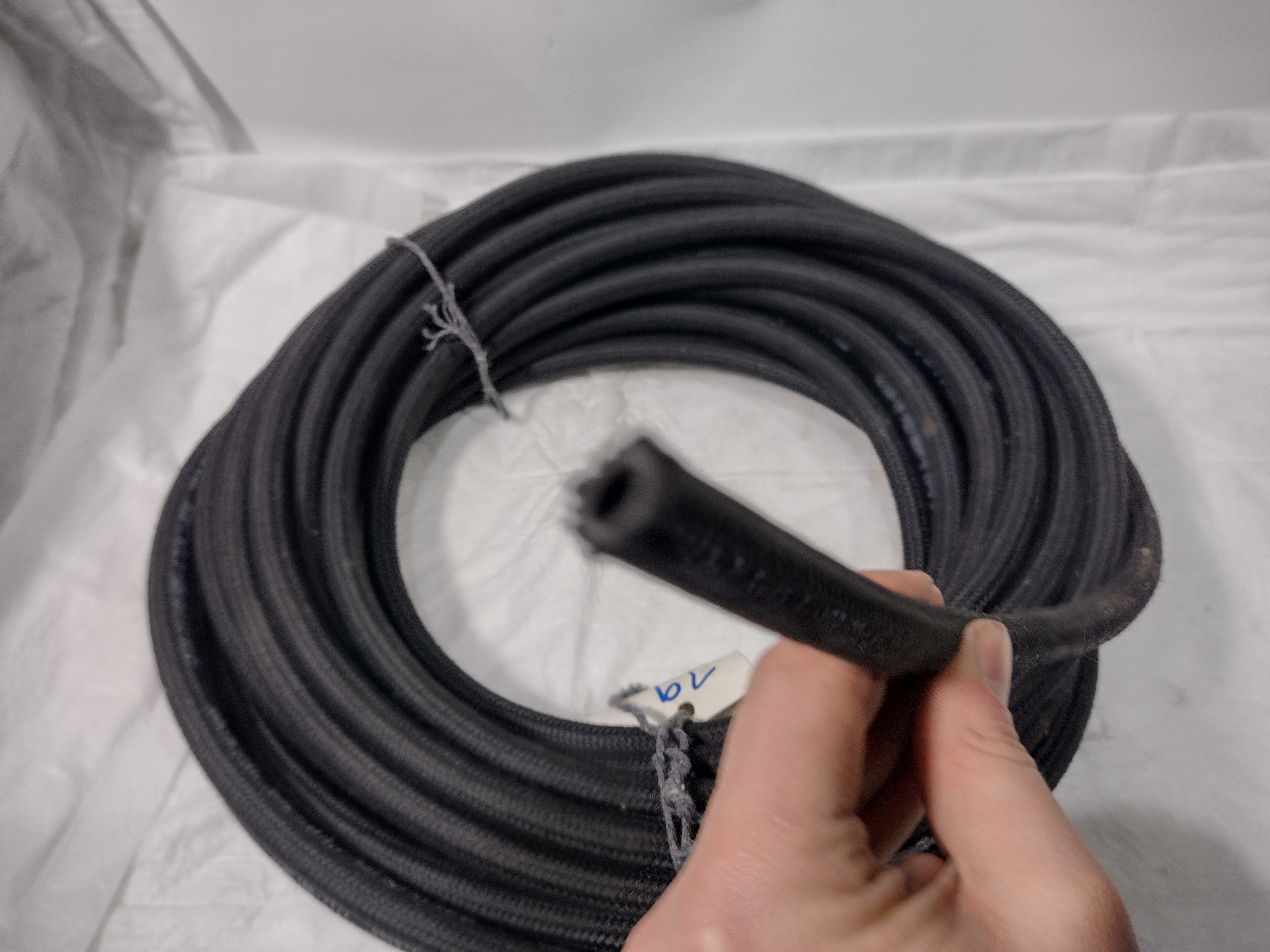Kraftstoffschlauch / Benzinschlauch 7,5mm / 8mm Gewebe Meterware