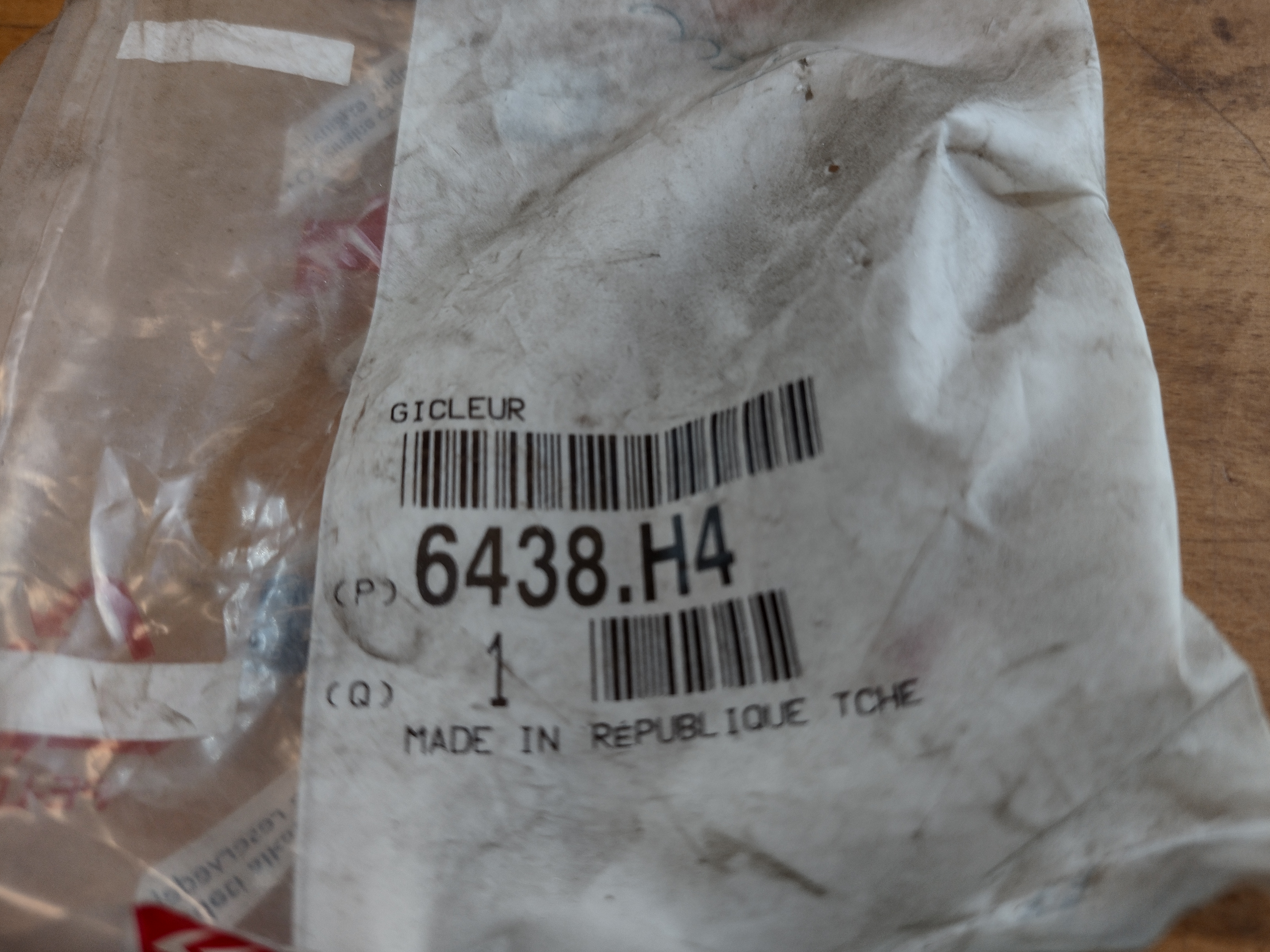 Peugeot 306 307 Scheibenwaschdüse vorne (schwarz) 6438H4 NEU NOS NEW OEM