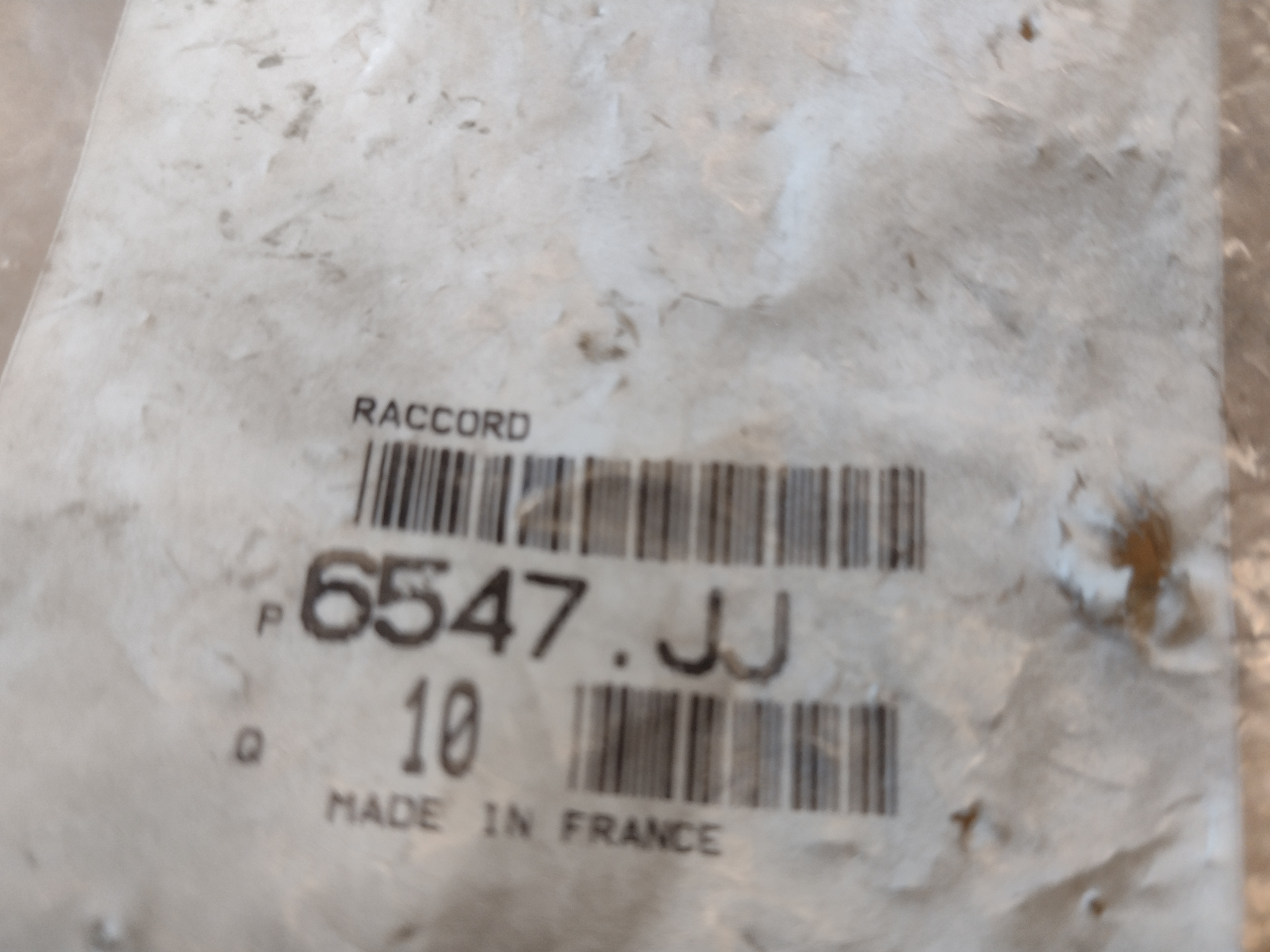 Peugeot / Citroen 6547JJ Schlauch Kabelführung NEU NOS NEW OEM