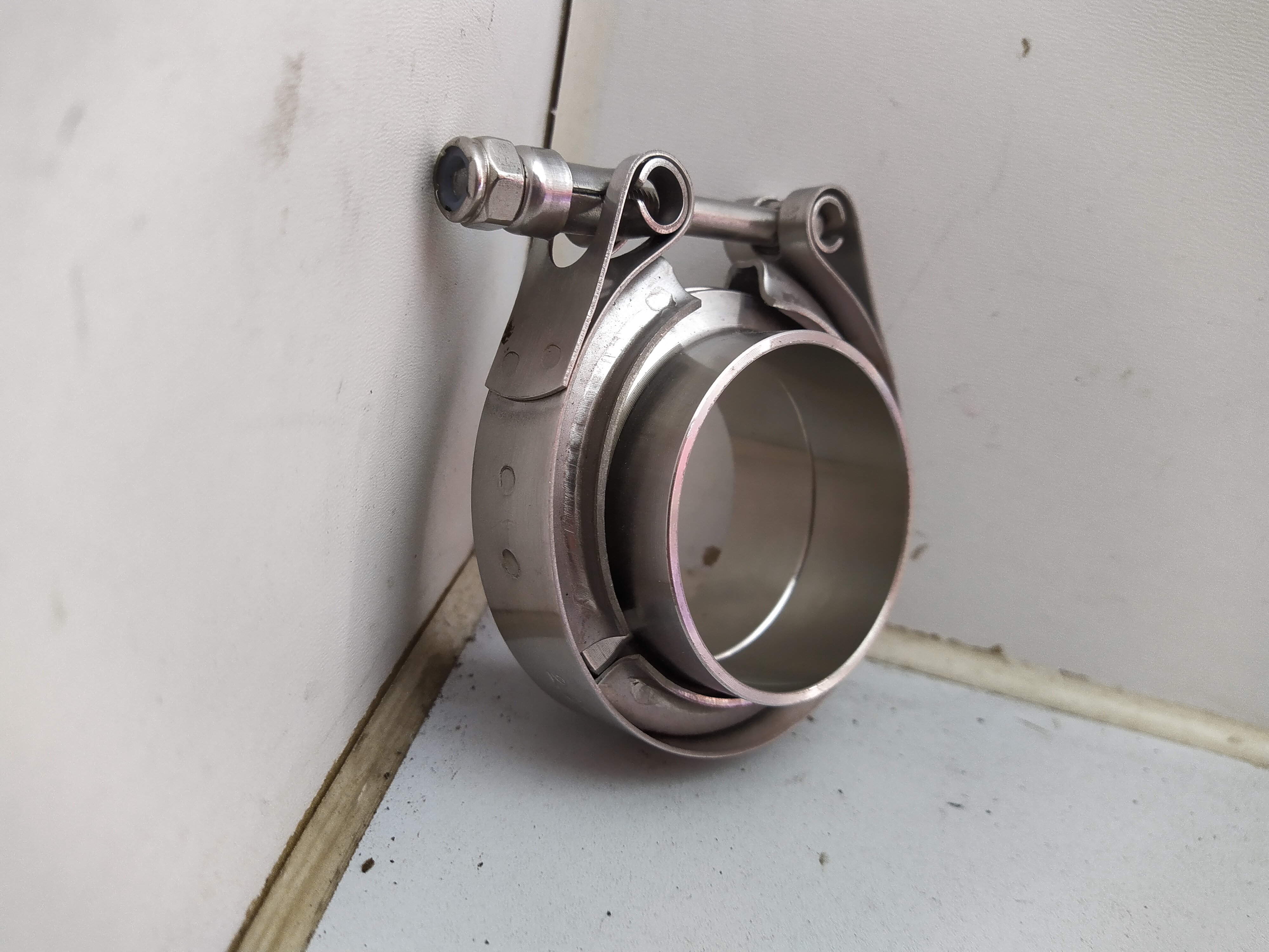 Aluminium V-Band Kit 51mm - V2A Edelstahl