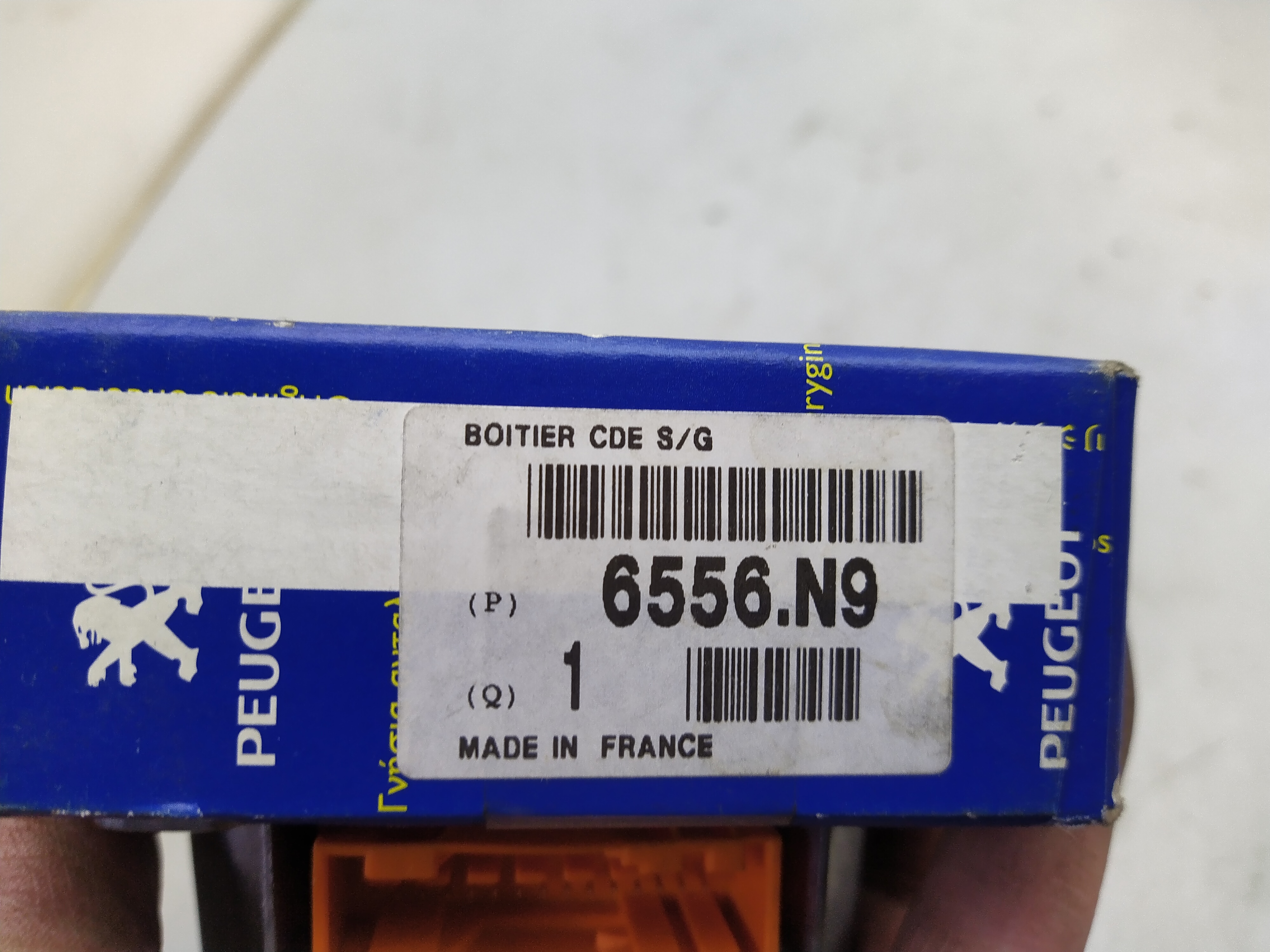 Peugeot 206 Airbag Steuergerät 6556N9 NEU NOS NEW