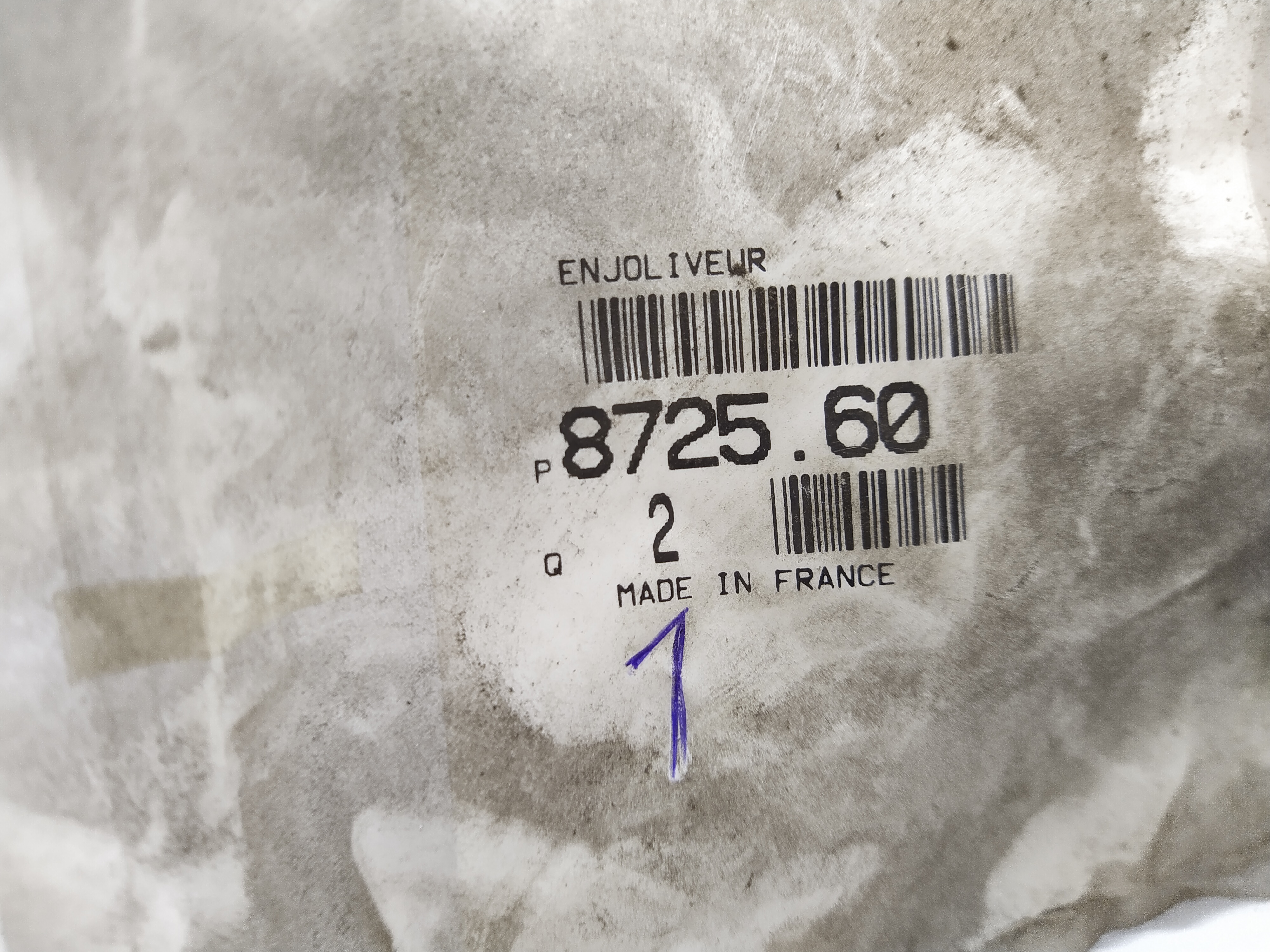 Blende 872560 PEUGEOT-ORIGINAL-ERSATZTEIL NEU NOS