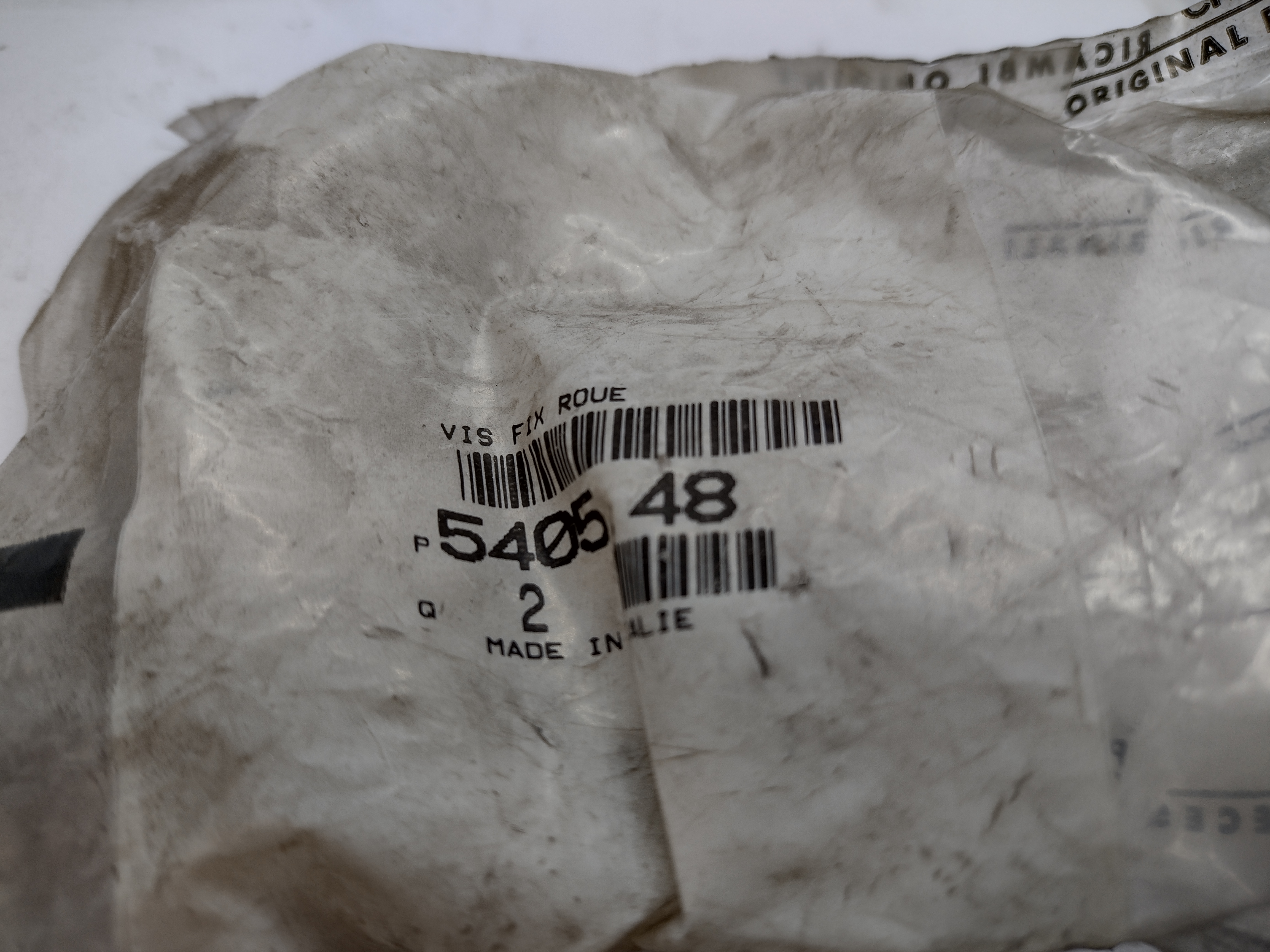 Peugeot / Citroen / Fiat Radschraube M14x1,50- 52,0mm SW19 540548 NEU NOS NEW