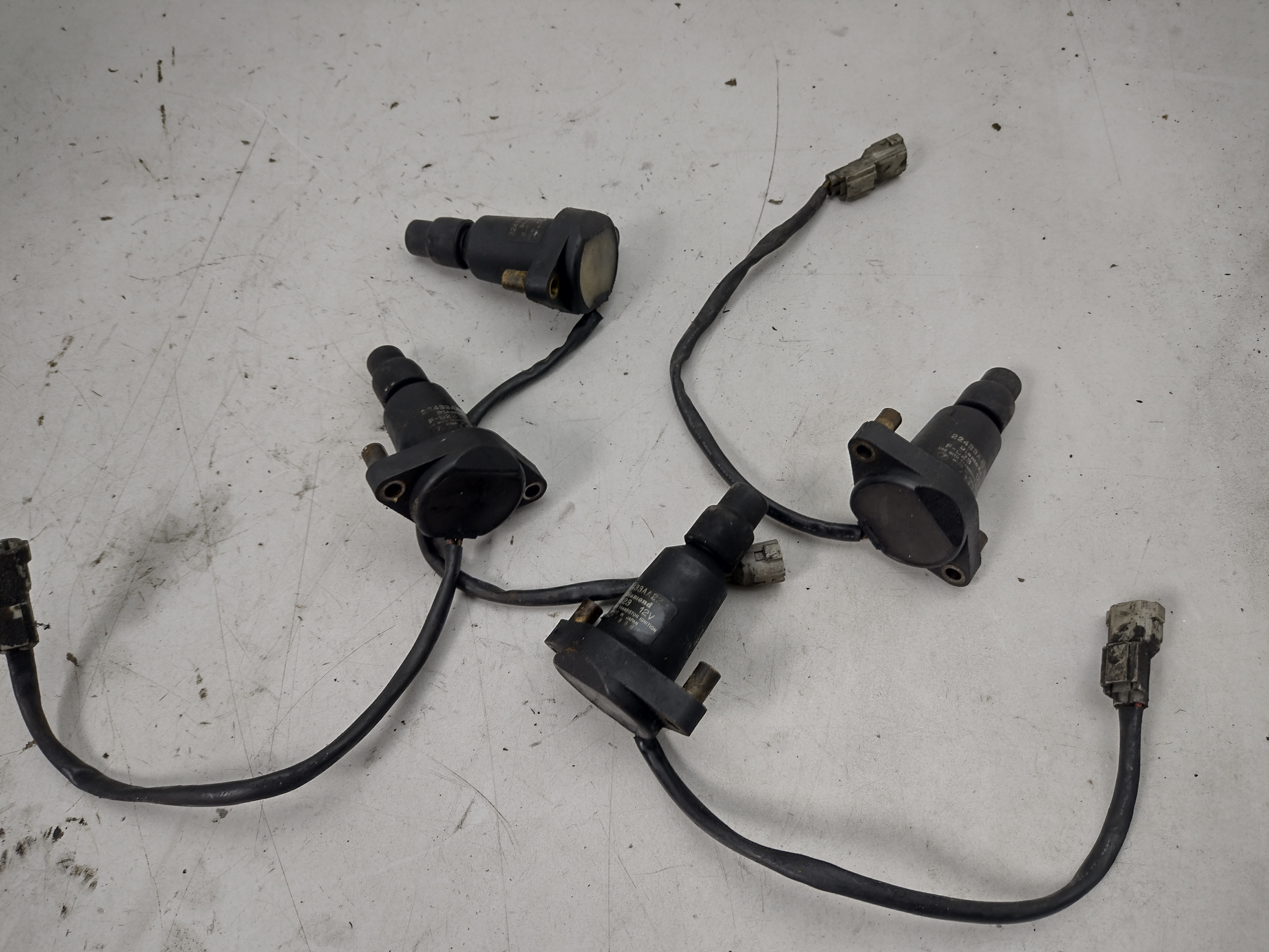 Satz Zündspulen 22433AA222 für SUBARU LEGACY Turbo BC BJF Diamond F-523