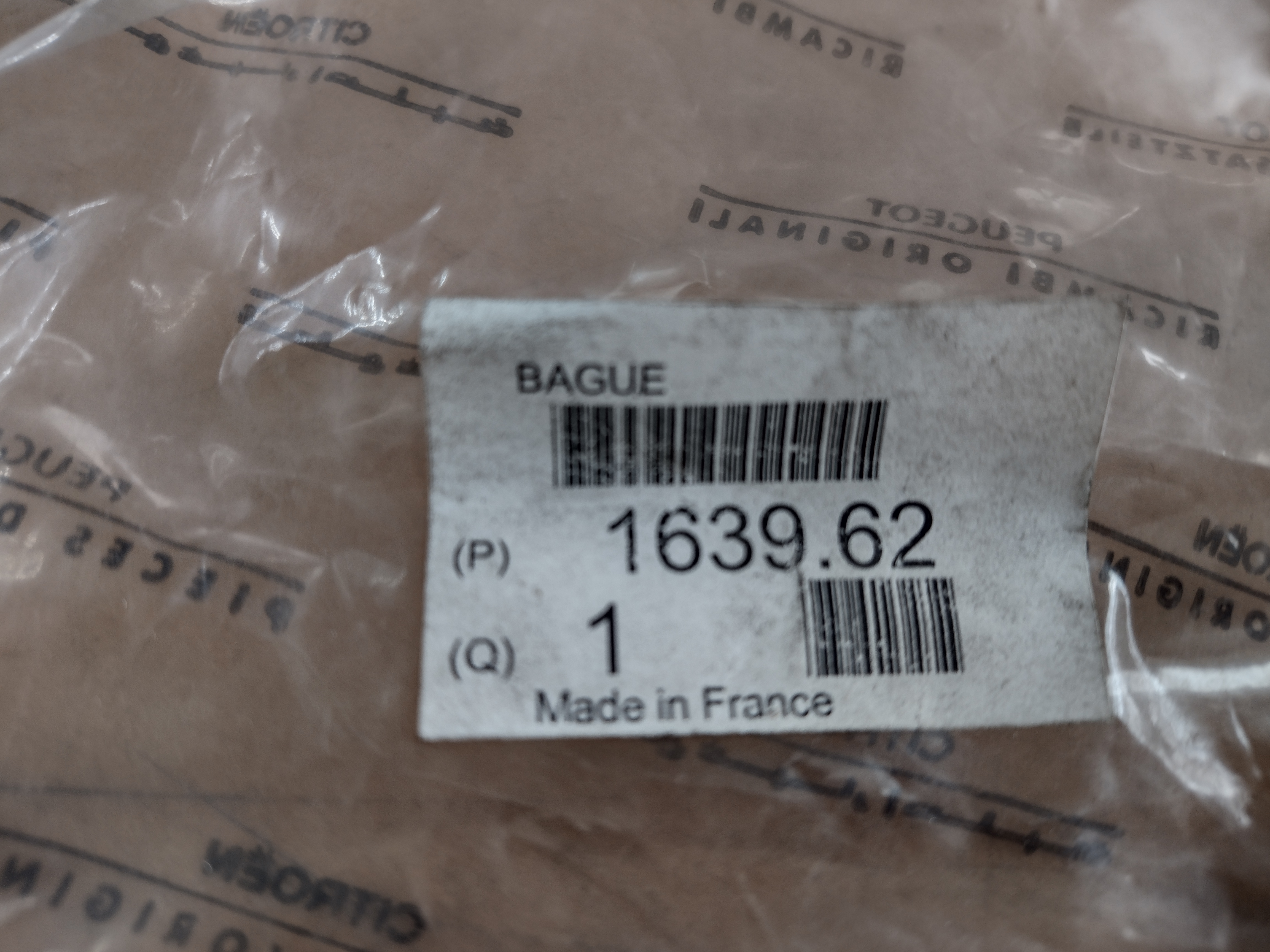 Peugeot / Citroen Satz Halterungen 163962 NEU NOS NEW OEM