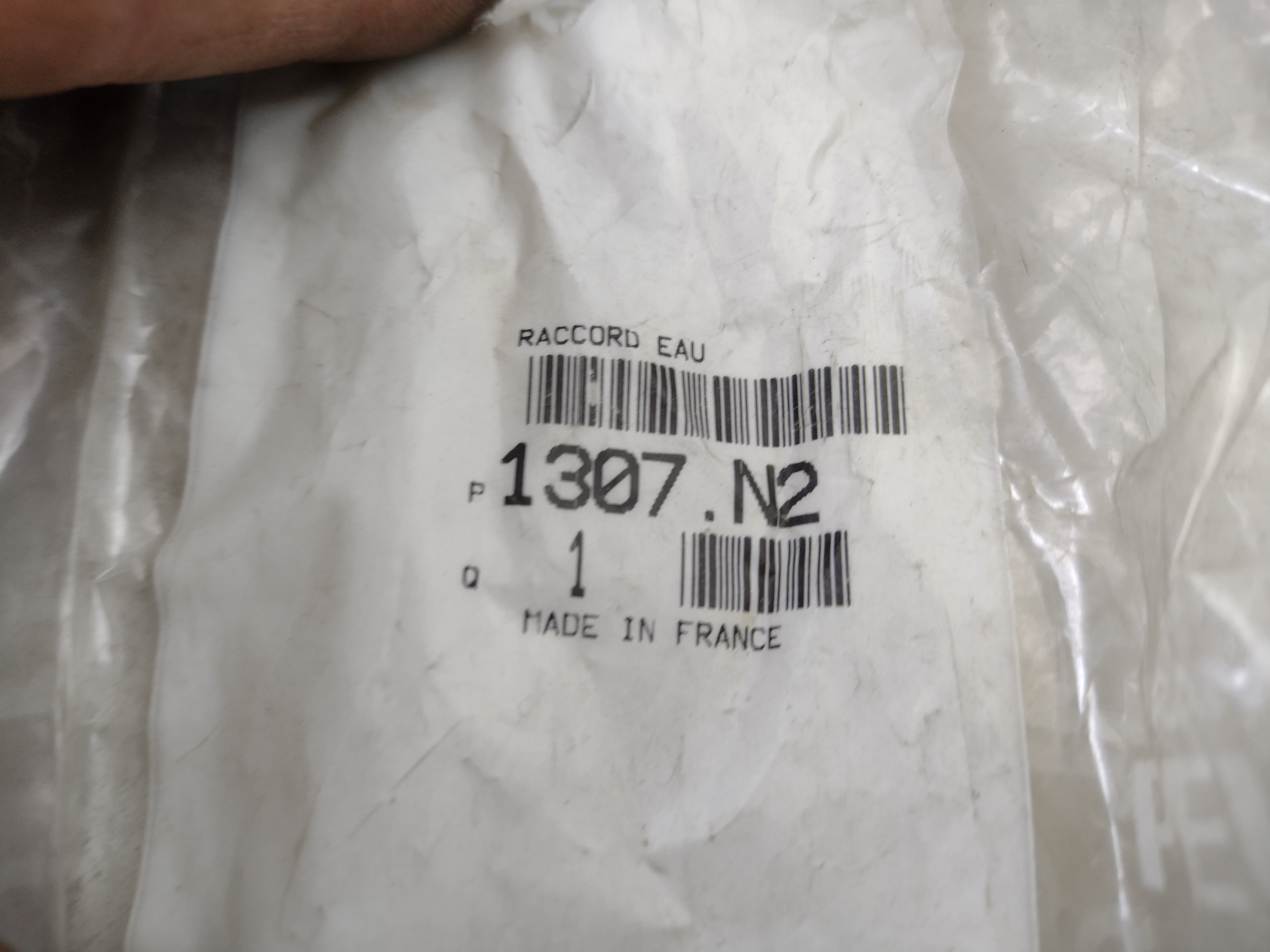 Peugeot / Citroen Schlauch, Wärmetauscher-Heizung 1307N2 NOS NEW
