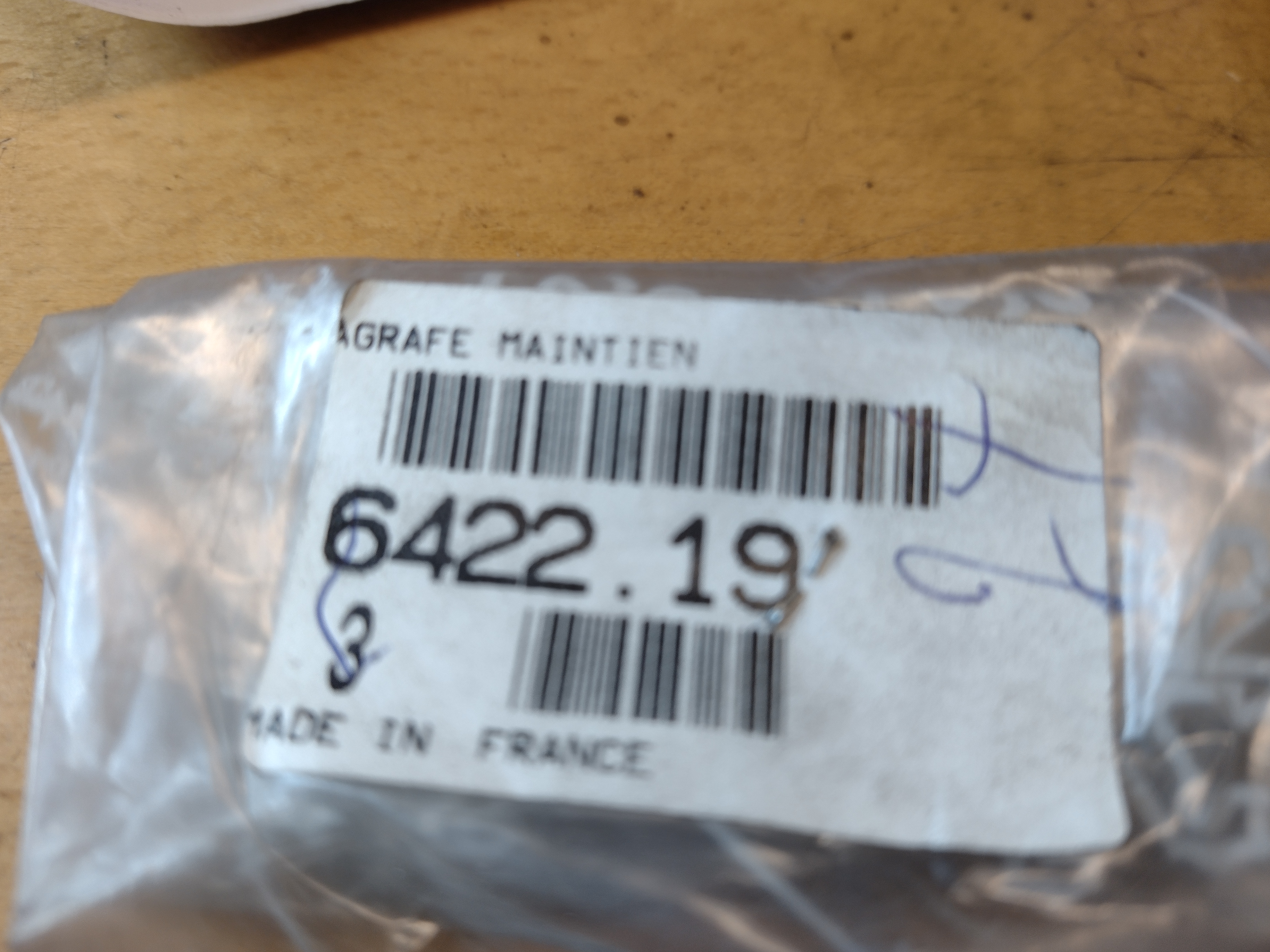 Peugeot / Citroen Kappe Hülle 642219 NEU NOS NEW