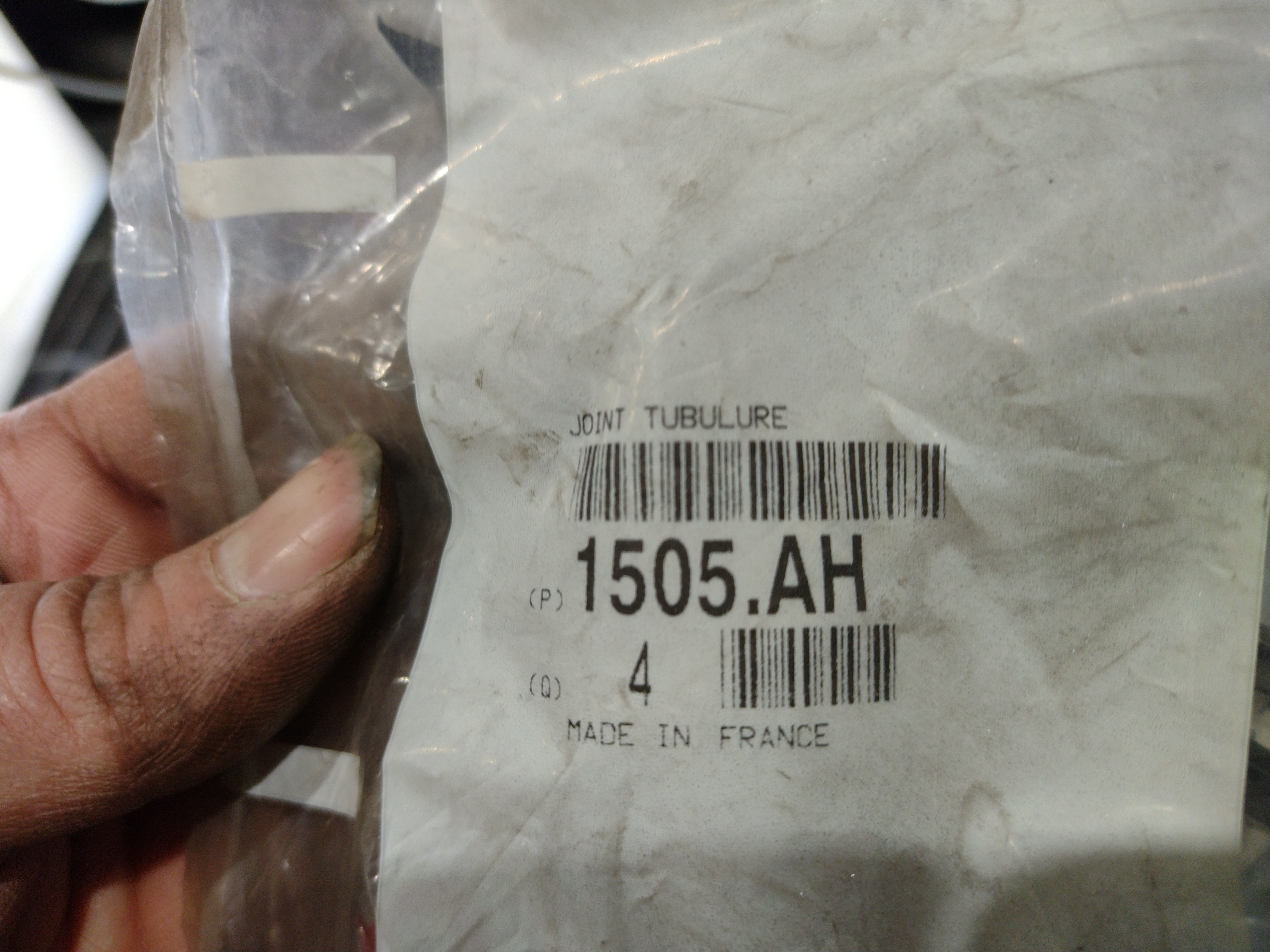 Peugeot / Citroen Dichtung, Kraftstoffeinfüllstutzen 1505AH NEU NOS NEW