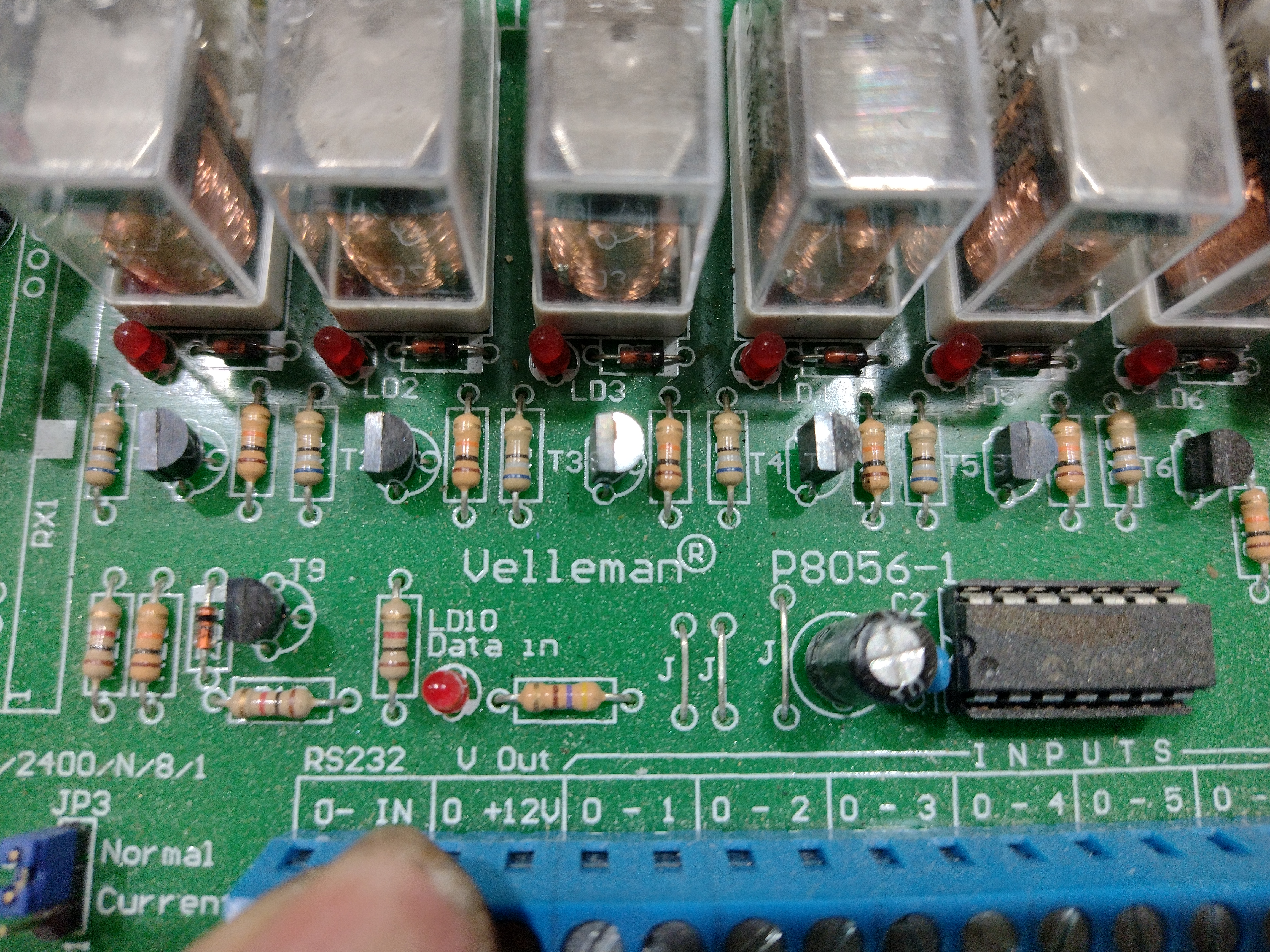 Velleman P8056 FERNGESTEUERTE 8-KANAL-RELAISKARTE Yourdyno