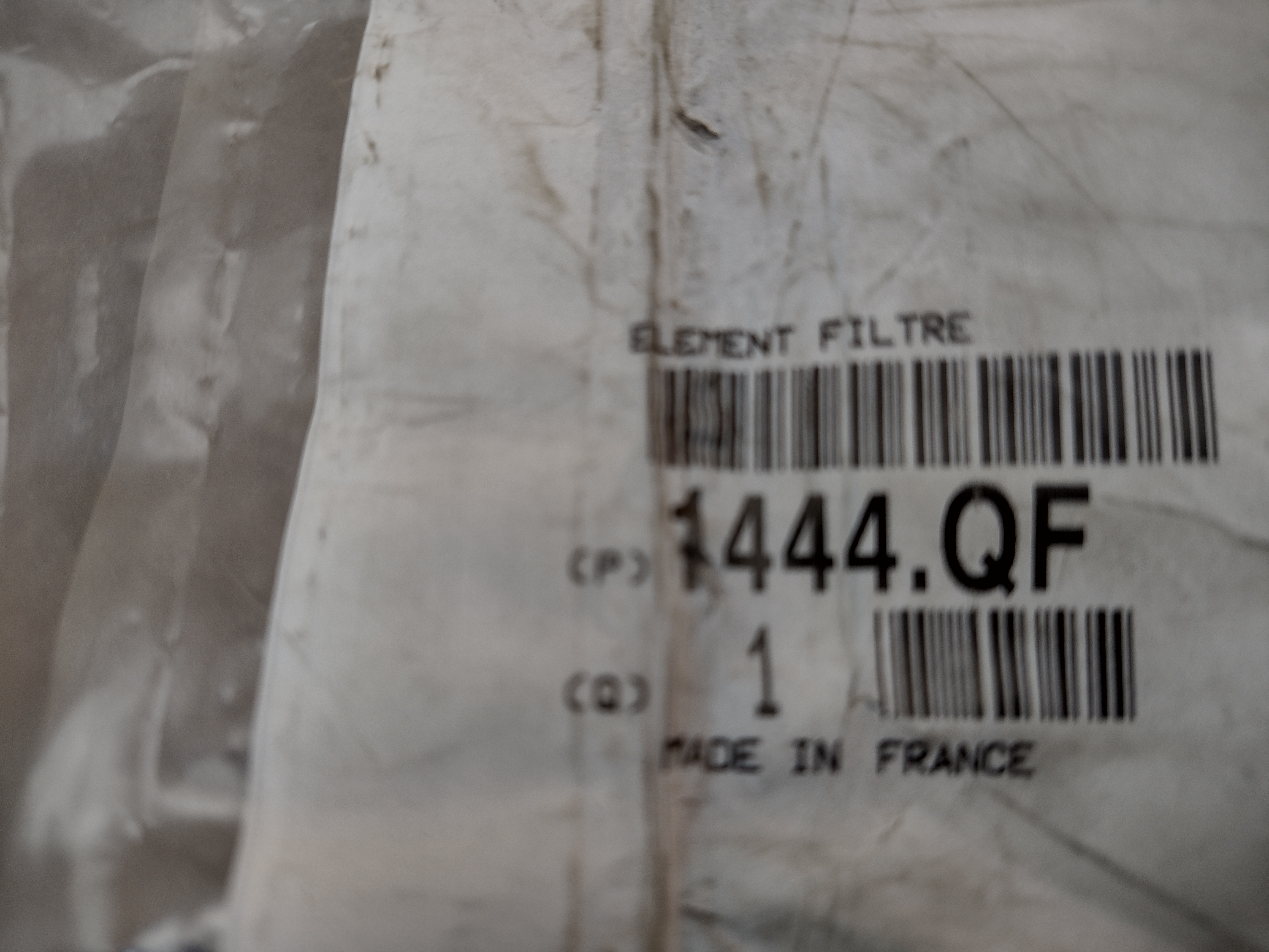 Peugeot 206 Luftfilter 1444QF NEU NOS NEW OEM