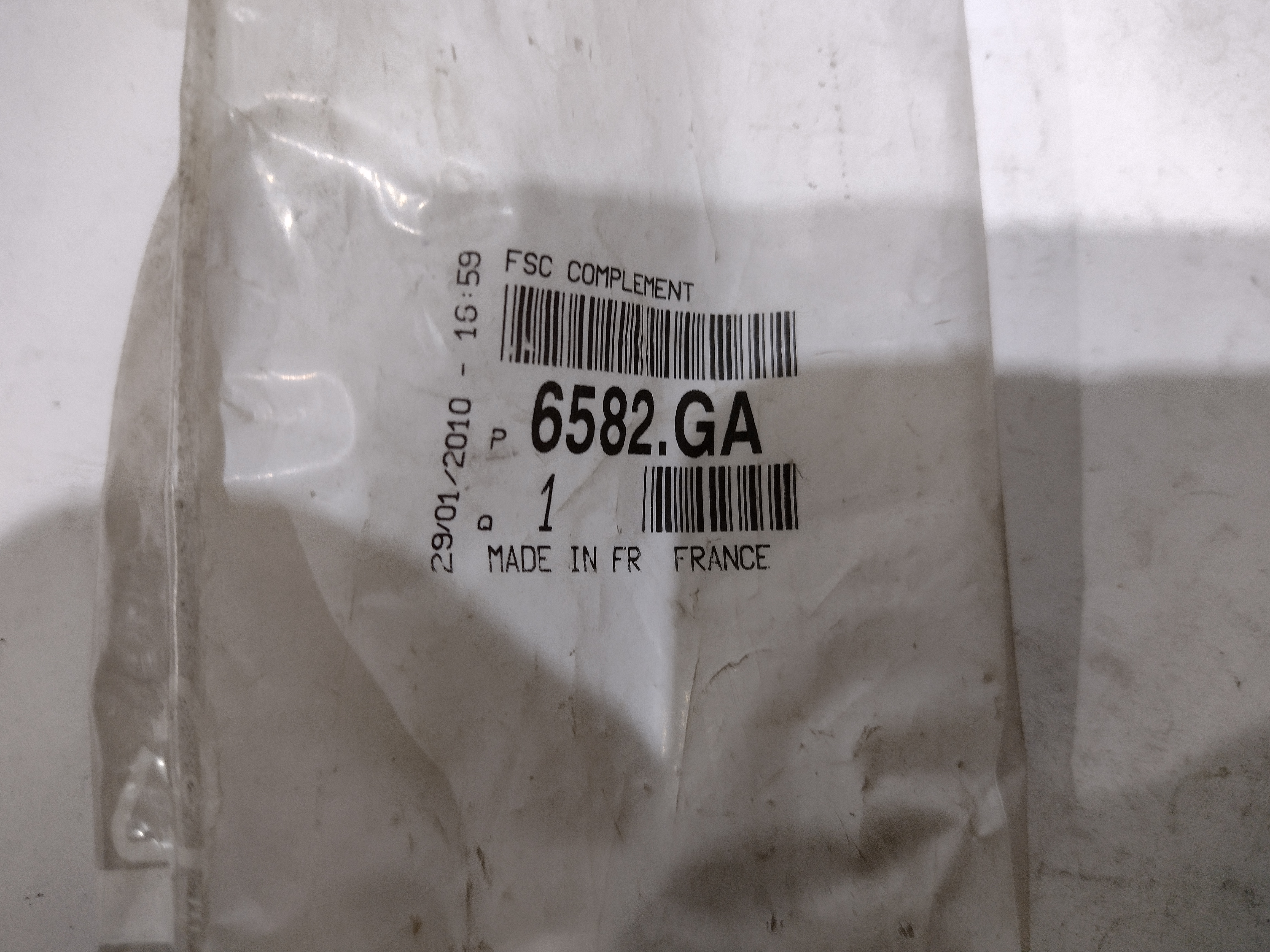 Peugeot / Citroen ZUSATZ HAUPTKABELSTRANG 6582GA NEU NOS NEW