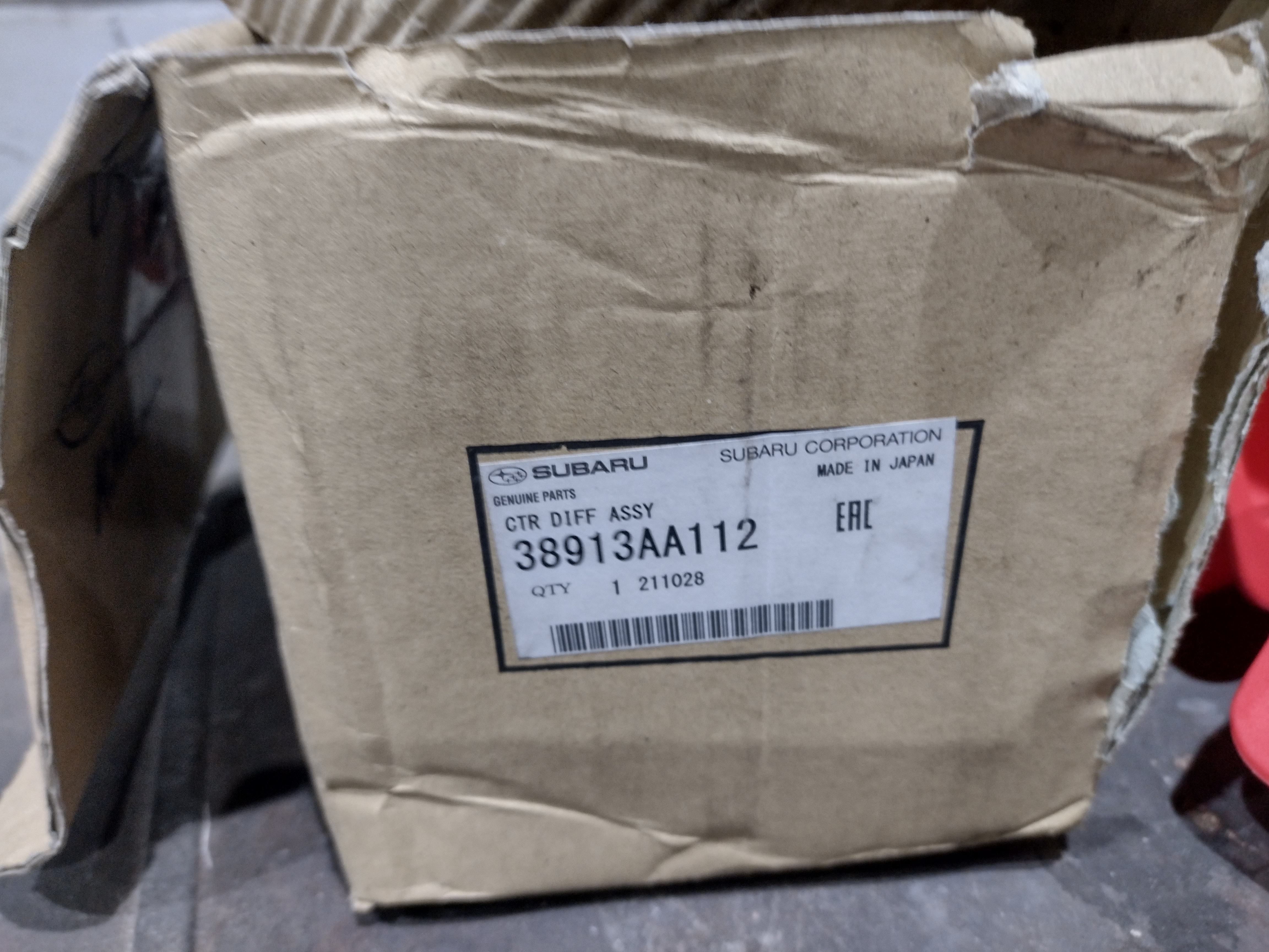 38913AA112 Center DIFF für Subaru 6 Gang Getriebe TY856 6MT ohne DCCD SPEC B