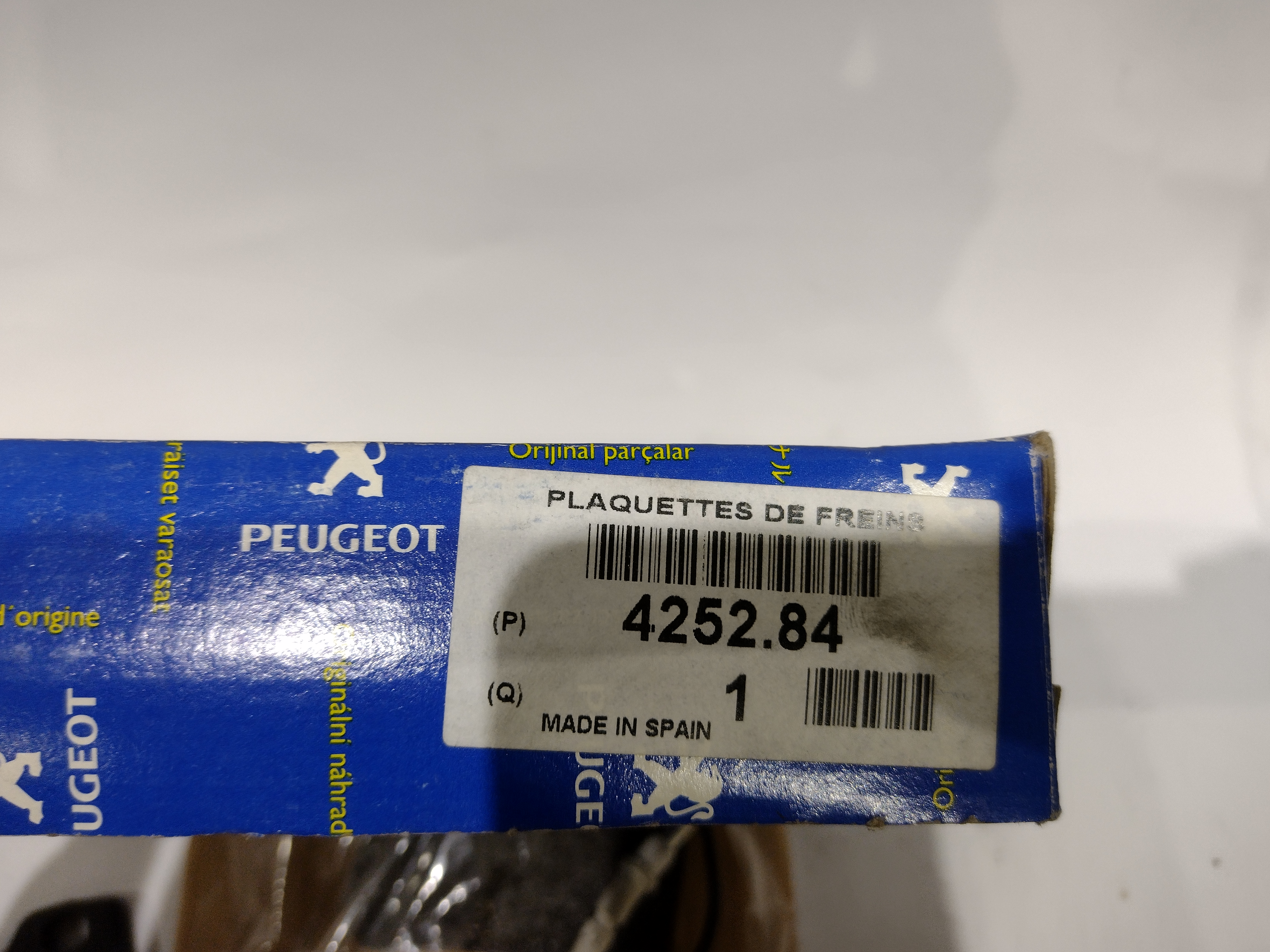 Peugeot 106 Citroen AX Bremsbeläge vorne 425284 NEU NOS NEW