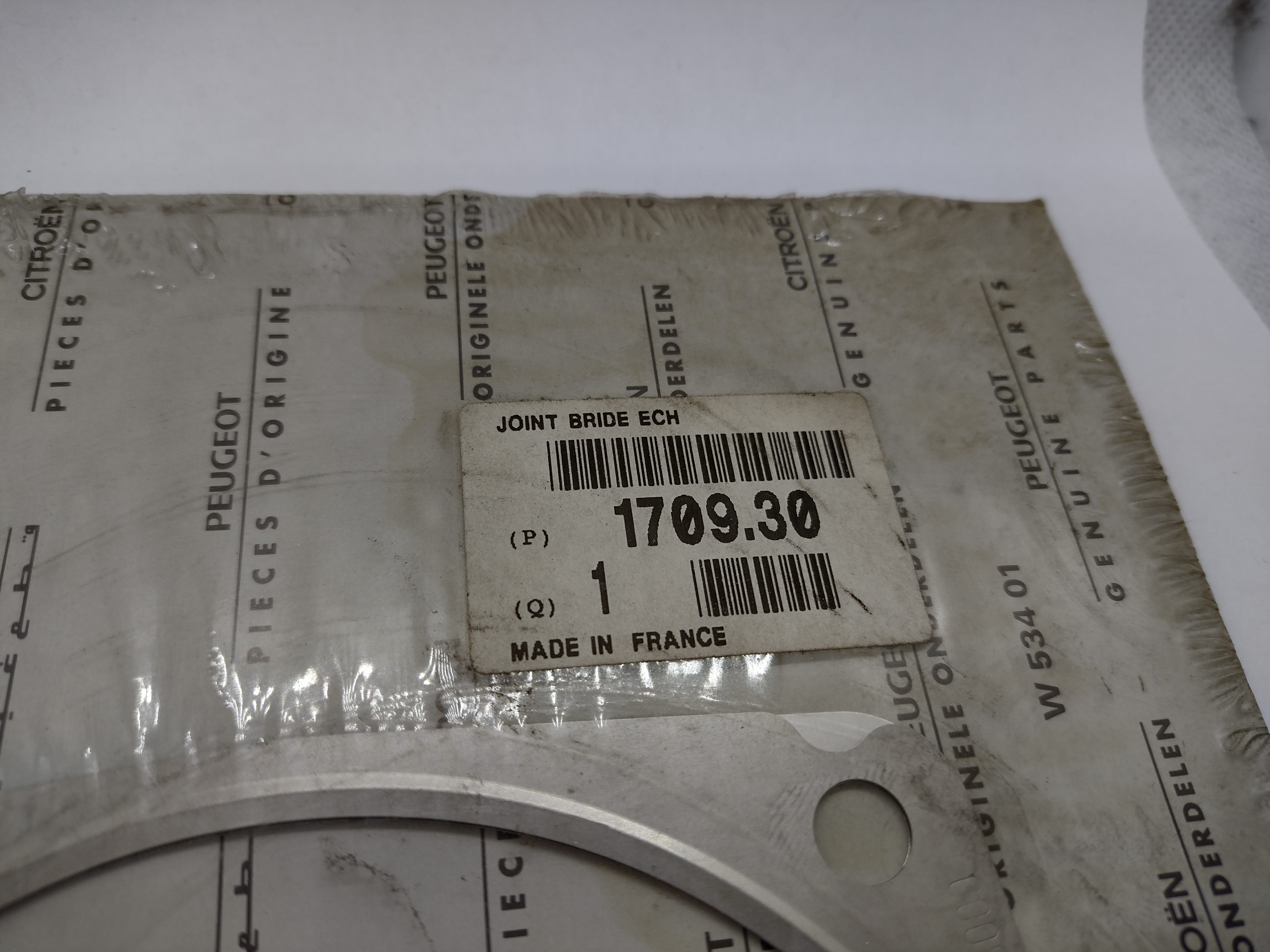 Peugeot / Citroen Flanschdichtung für Turbo / Vorkat 170930 NEU NOS NEW OEM