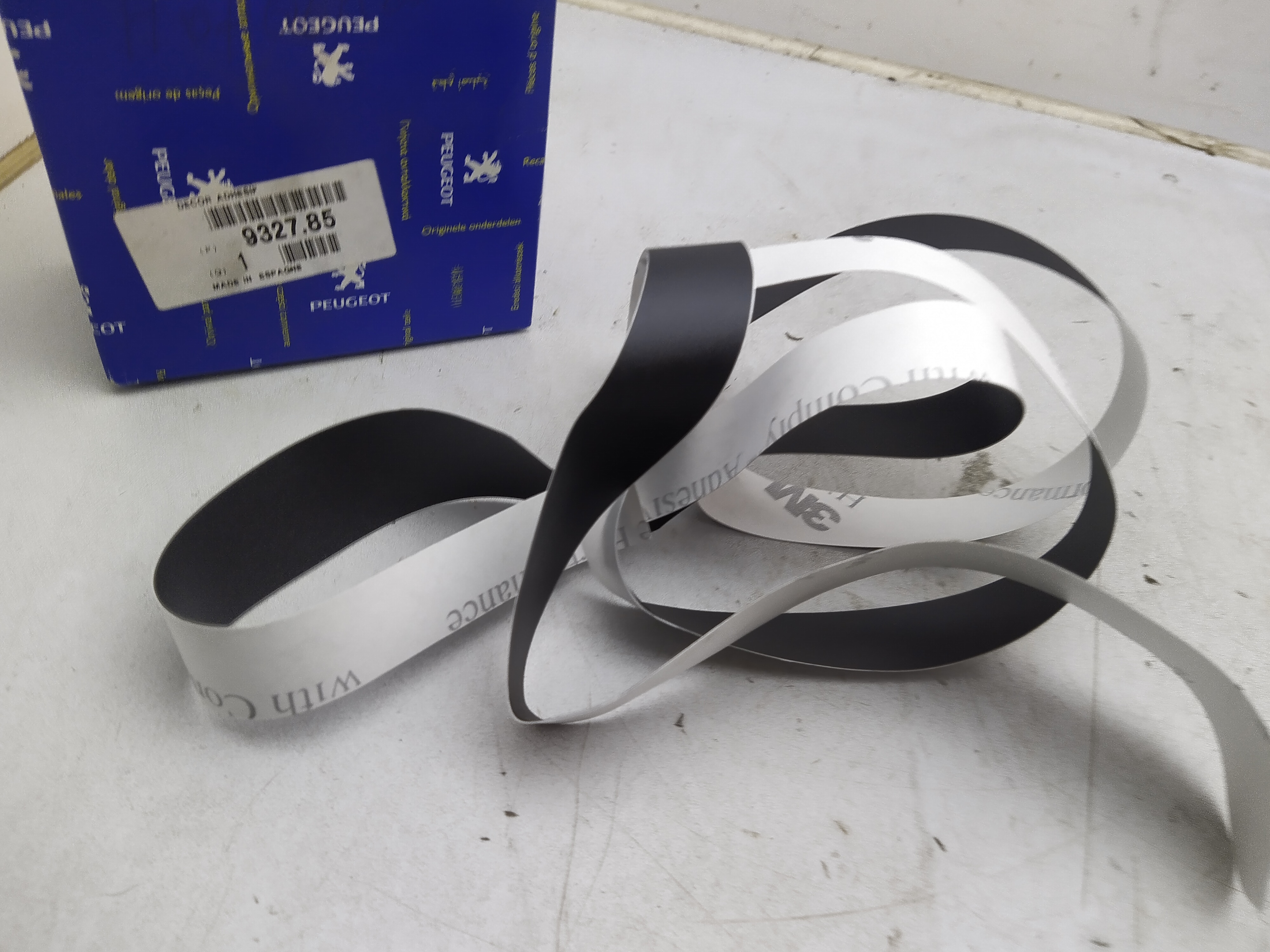 Peugeot KLEBEZIERSTREIF Zierstreifen 932785 NEU NOS NEW