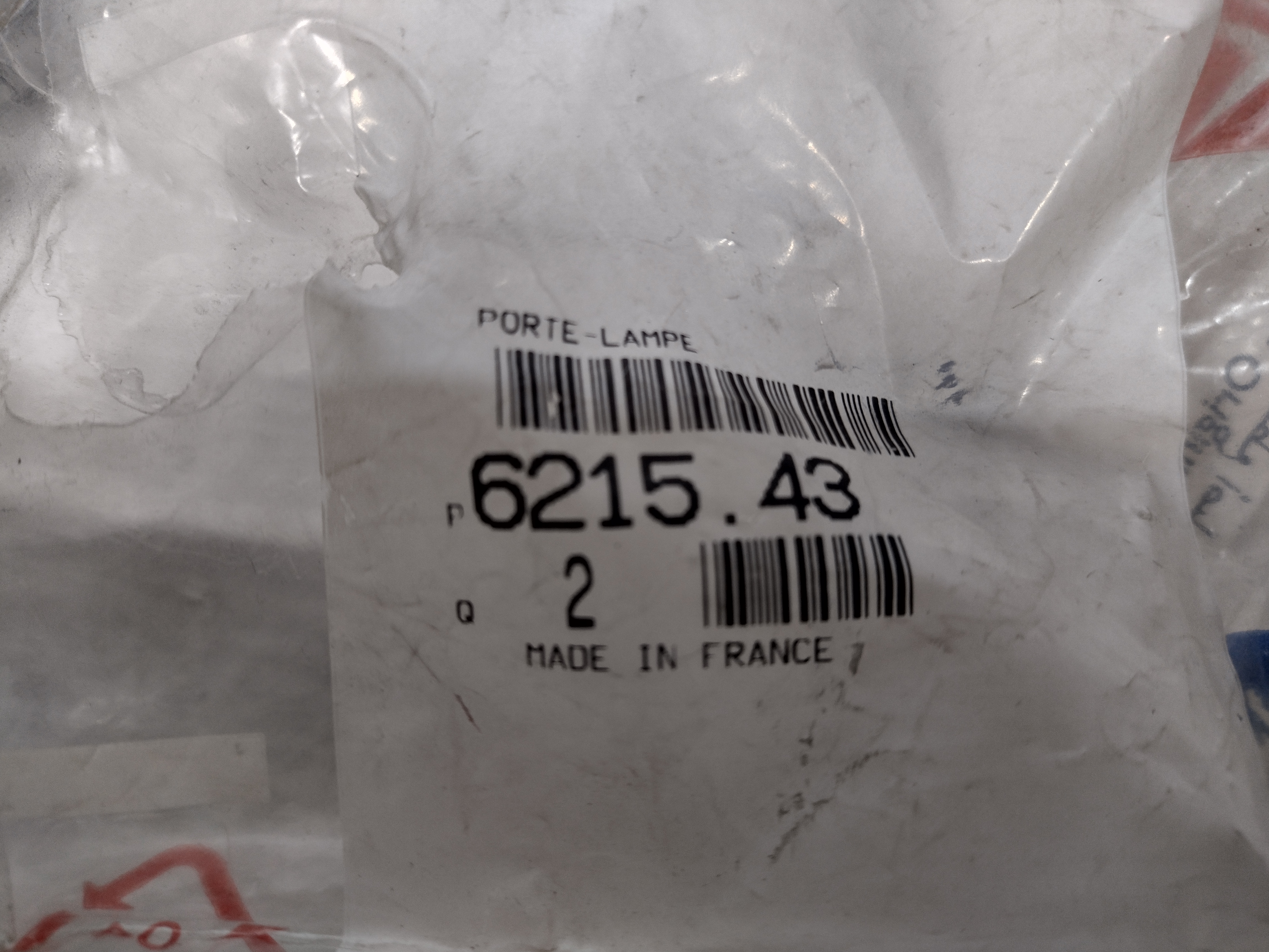 Peugeot / Citroen Lampenträger, Seitenmarkierungsleuchte 621543 NEU NOS NEW