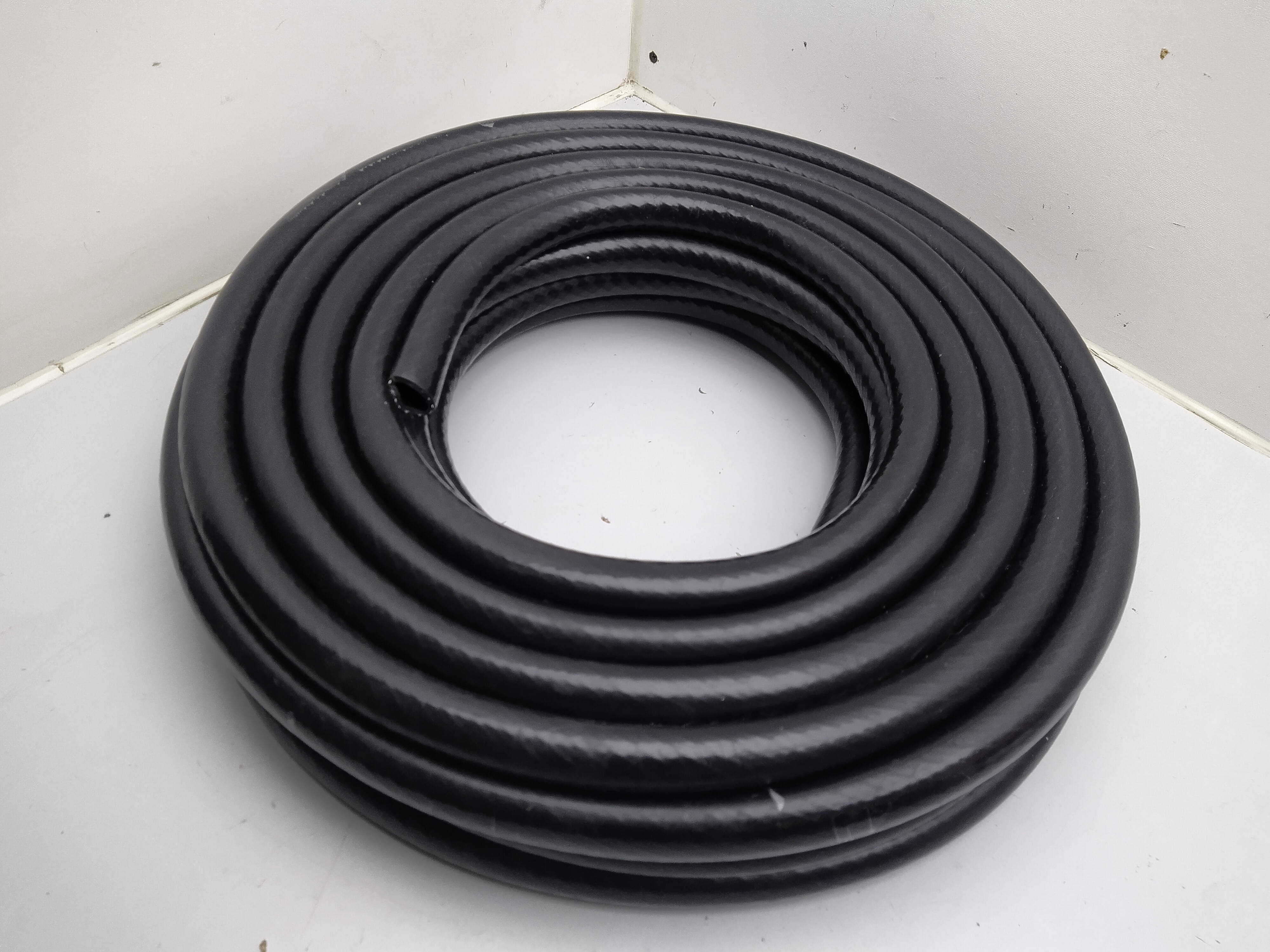 16mm Silikon Unterdruckschlauch verstärkt schwarz