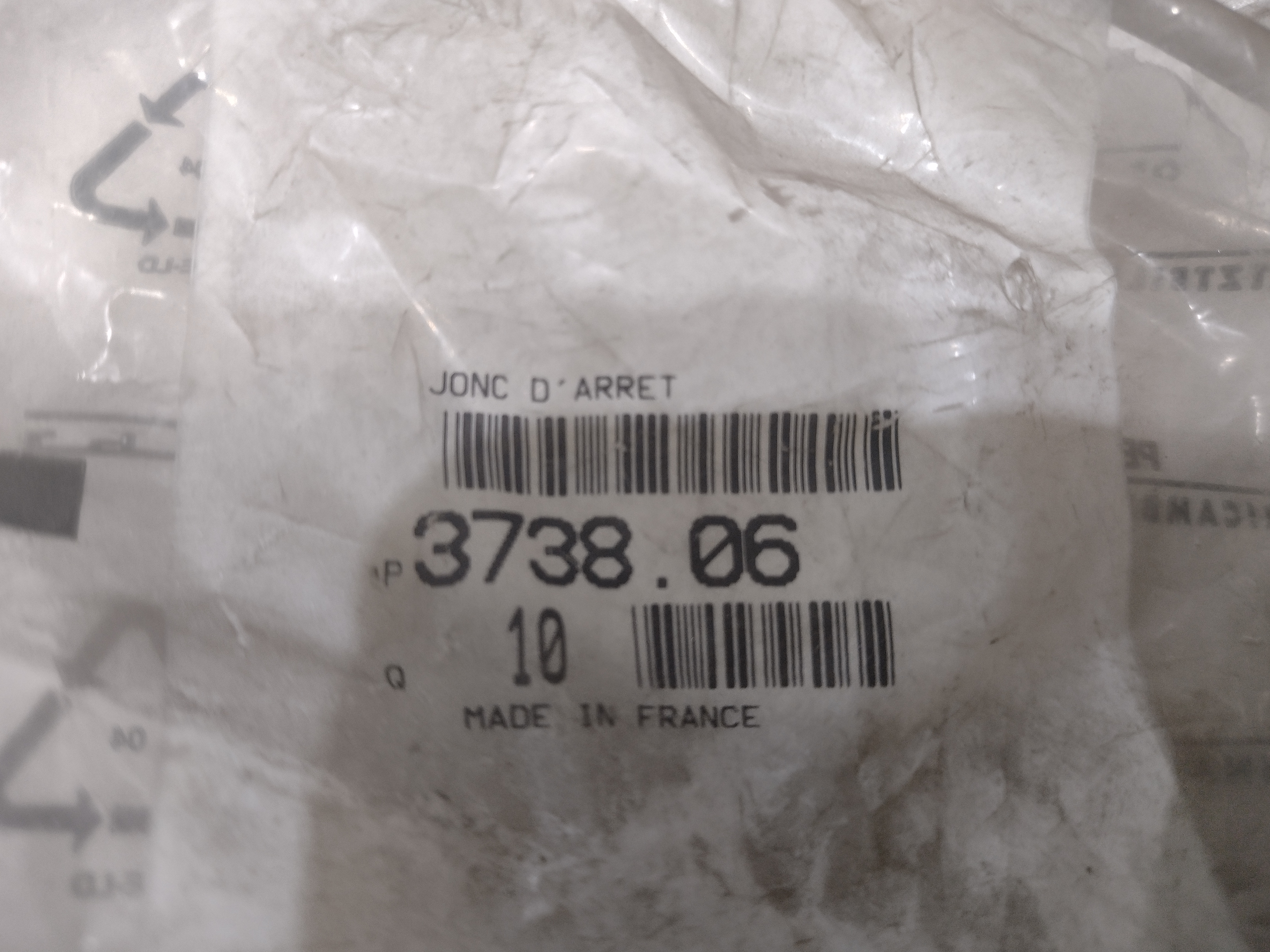 Peugeot / Citroen Sicherungsring, Radlager 373806 NEU NOS NEW