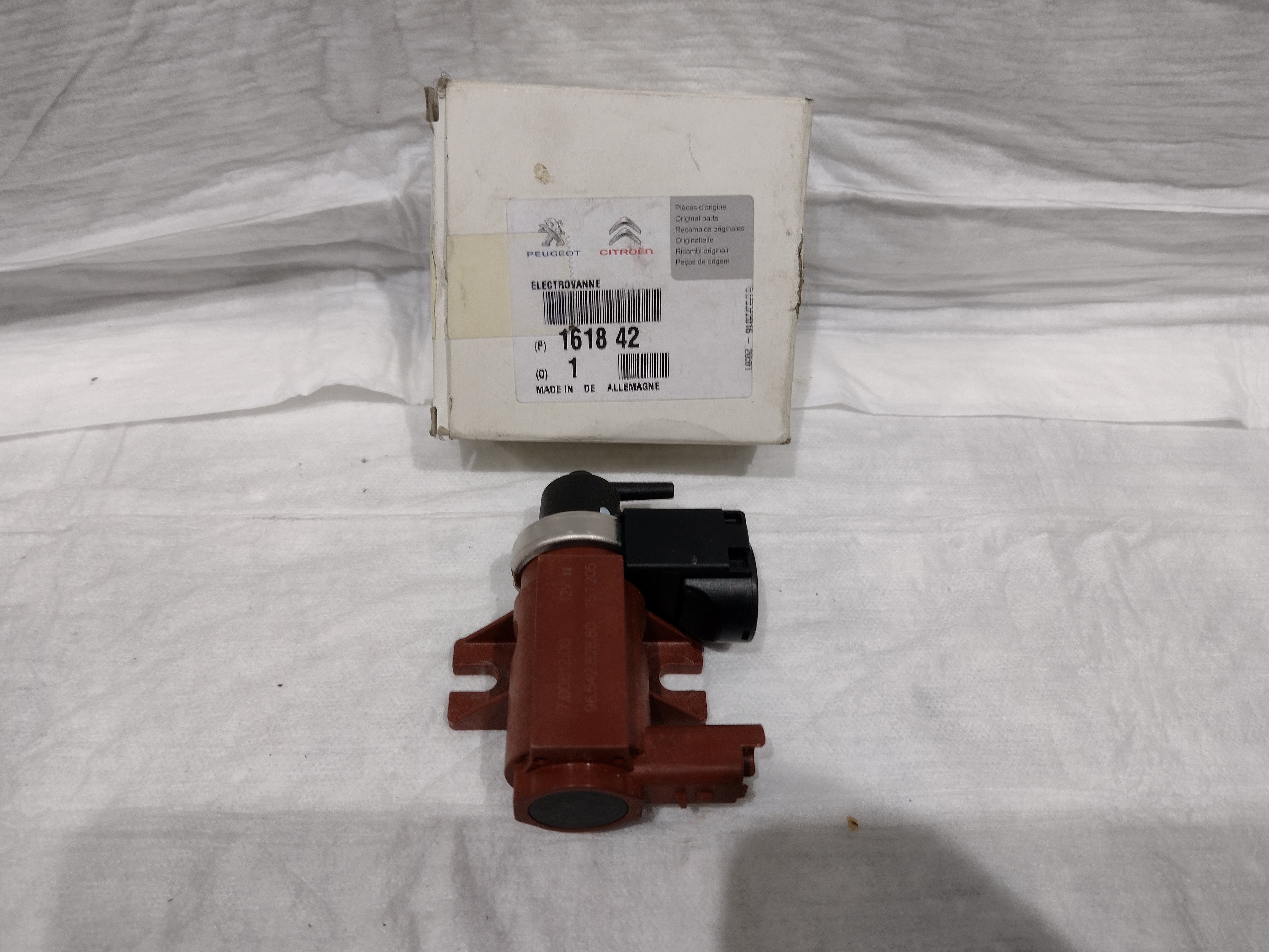 Peugeot / Citroen Steuerventil für EGR und Turbolader 161842 NEU NOS NEW
