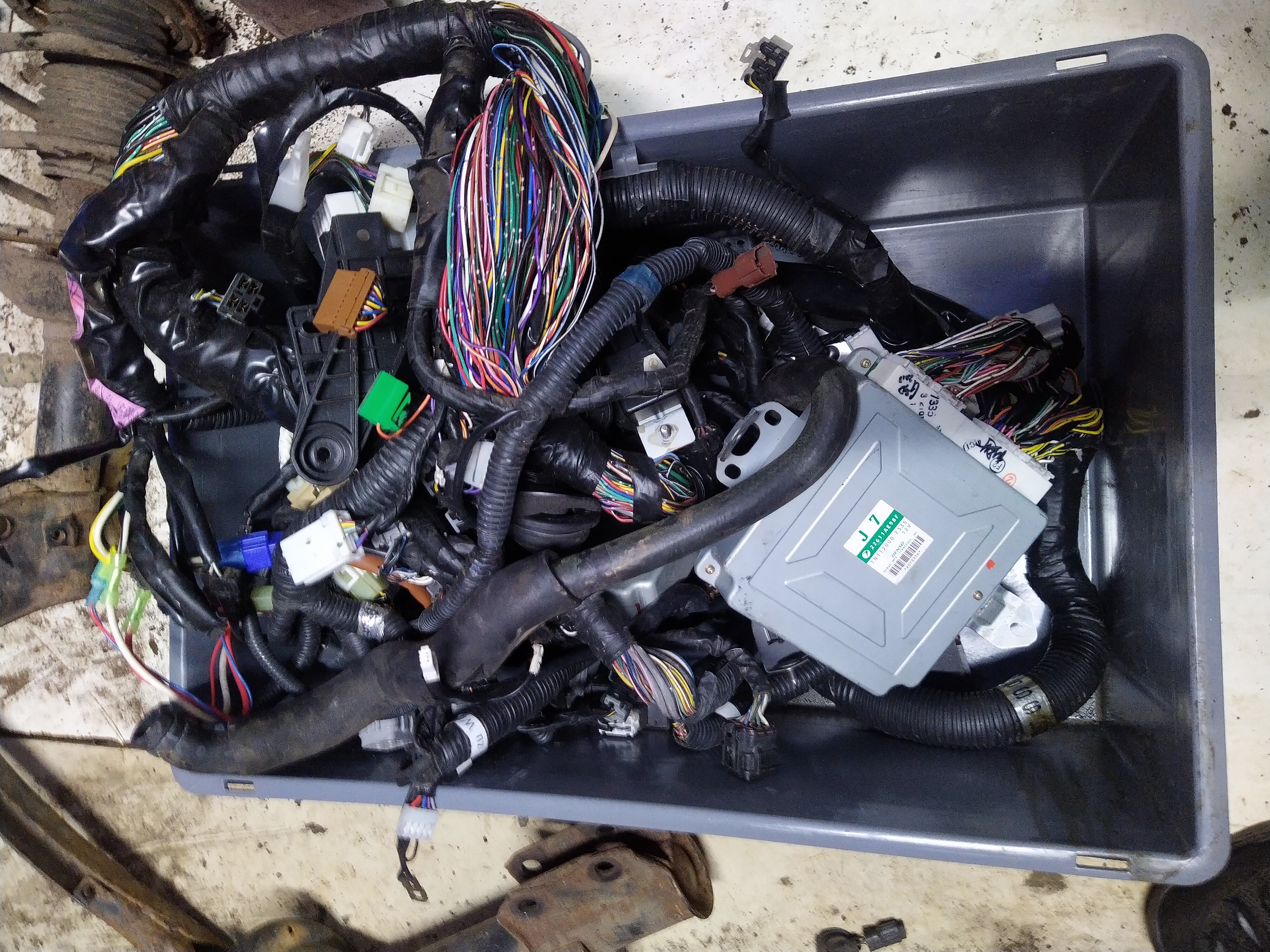 Kabelbaum mit Steuergerät Subaru Outback H6 BE BH USDM ohne WFS