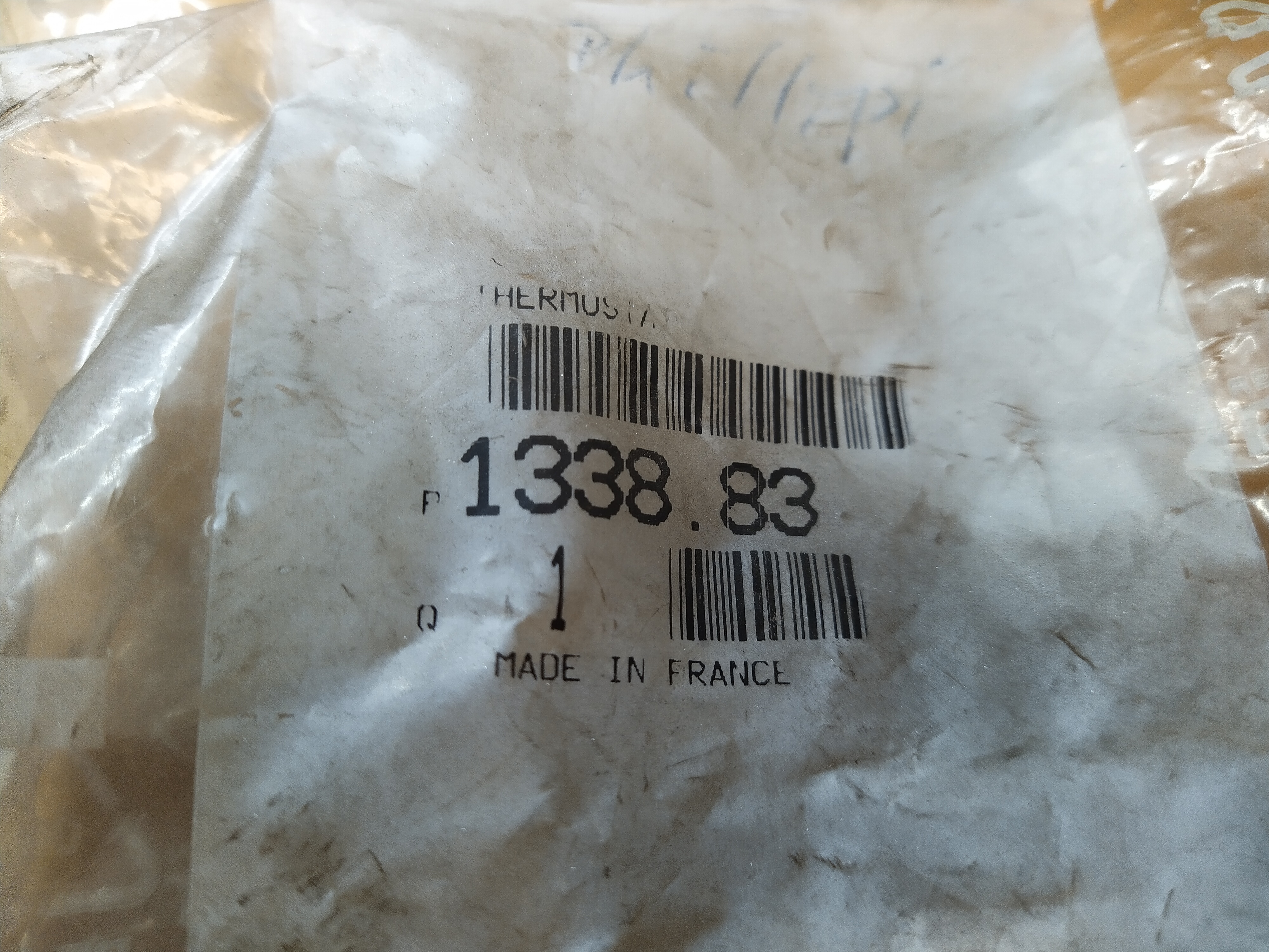 Original Peugeot THERMOSTAT 133883 133837 NEU NOS 