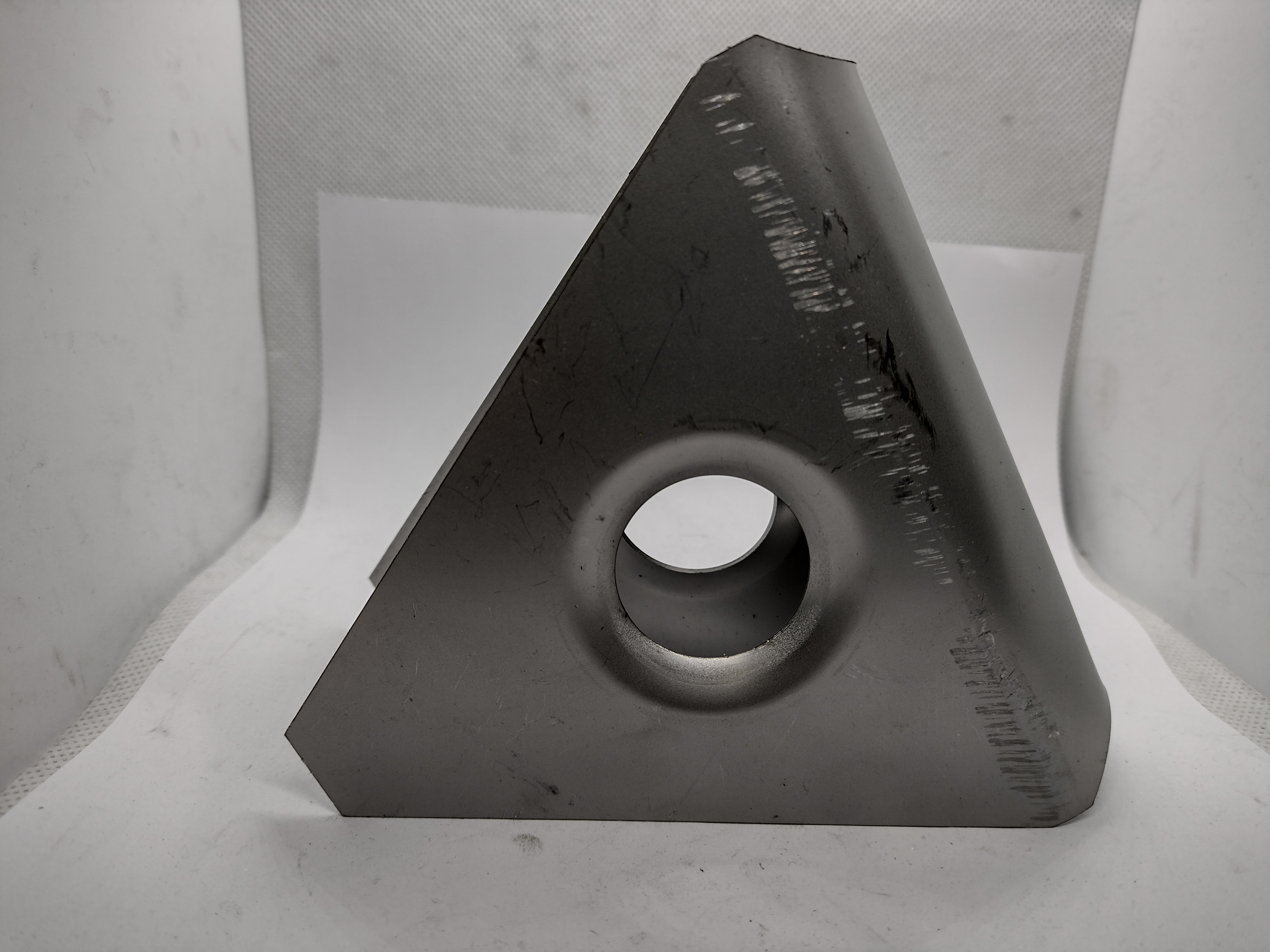 Knotenblech Überrollkäfig Stützen mit Loch 60 Grad