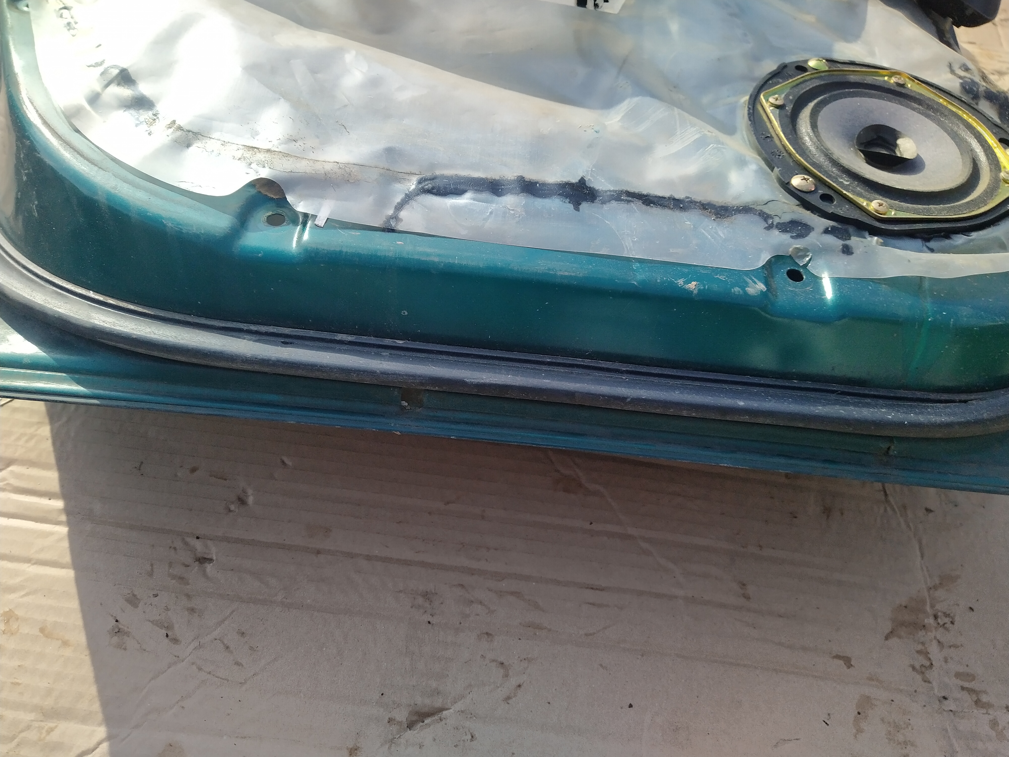 Tür Seitentür hinten links grün von Subaru Impreza GC GF 92-00