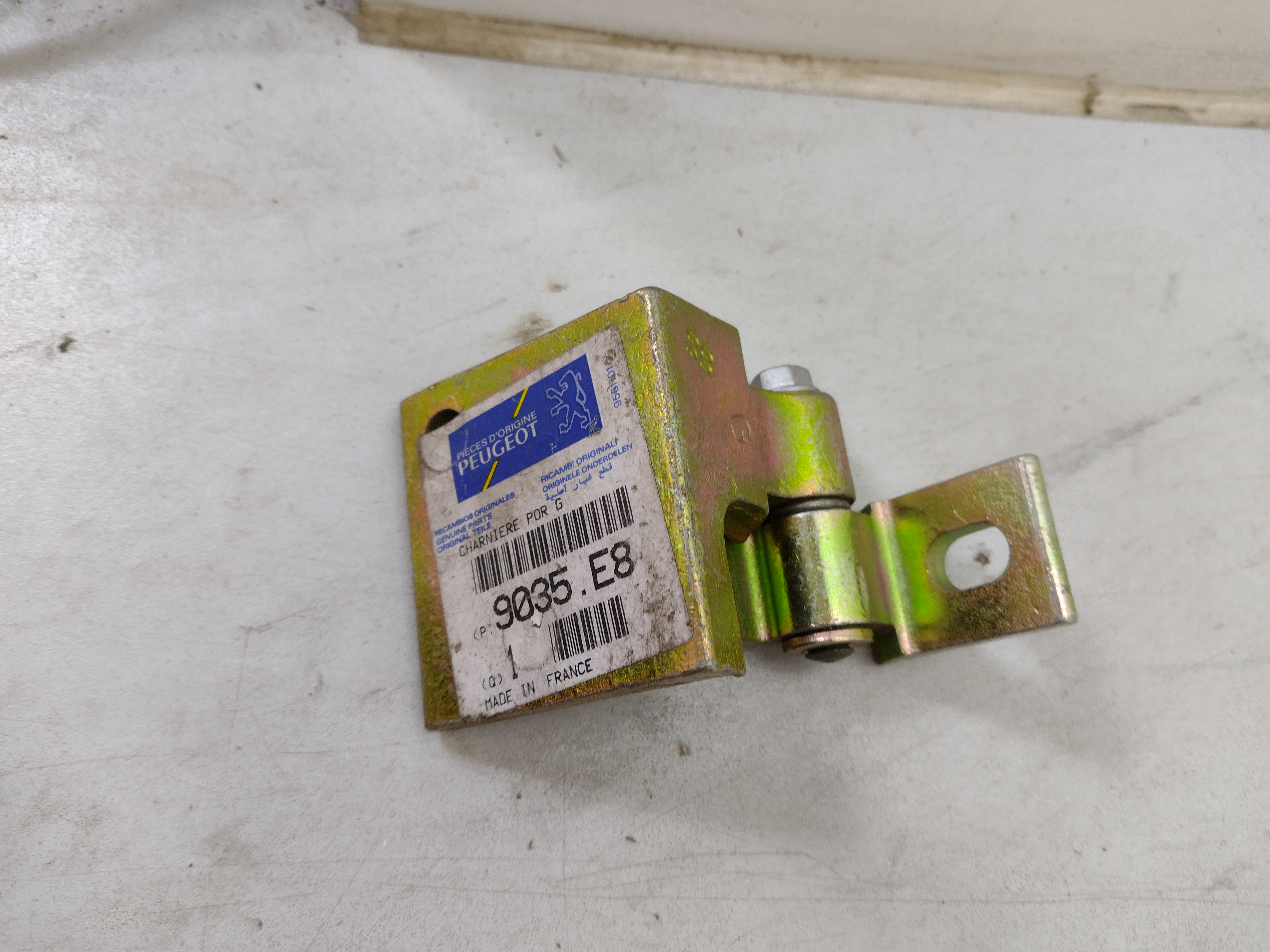 Peugeot Tür SCHARNIER 9035E8 NOS NEW OEM